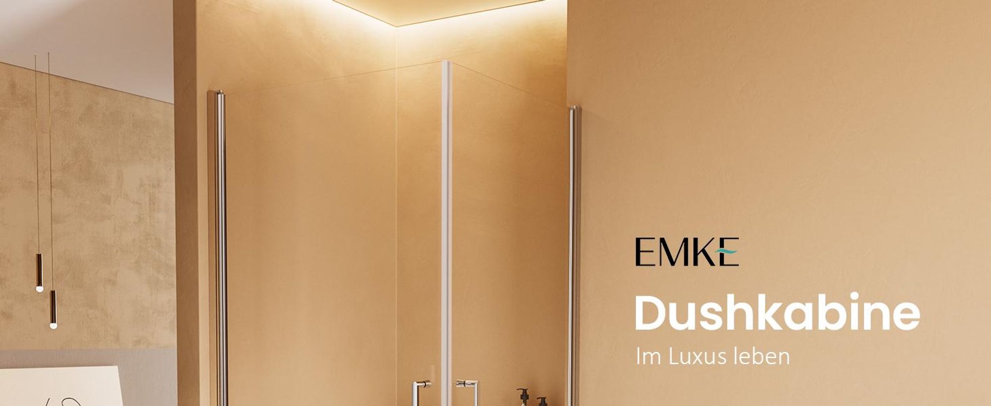 EMKE Duschkabine 80x80cm Eckeinstieg mit 2 Pendeltür Drehtür Duschabtrennung Nano Beschichtung ESG Sicherheitsglas Hebe-Senk-Funktion Höhe: 195cm