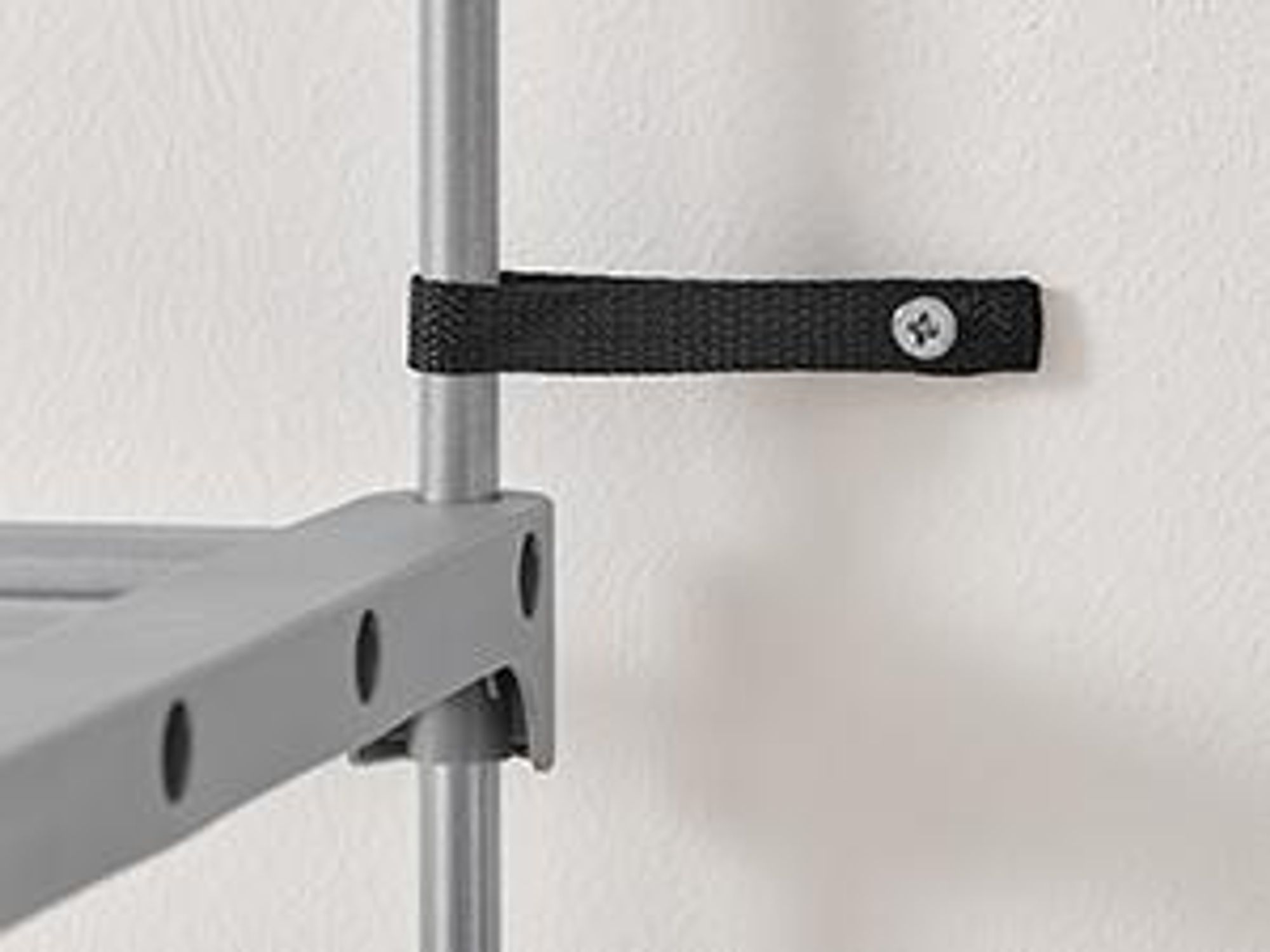 SONGMICS Schuhregal mit 10 Ablagen, 45 x 30 x 174 cm, großer Schuhständer aus Metall, DIY, Standregal, platzsparend, multifunktional, grau LSA025G02