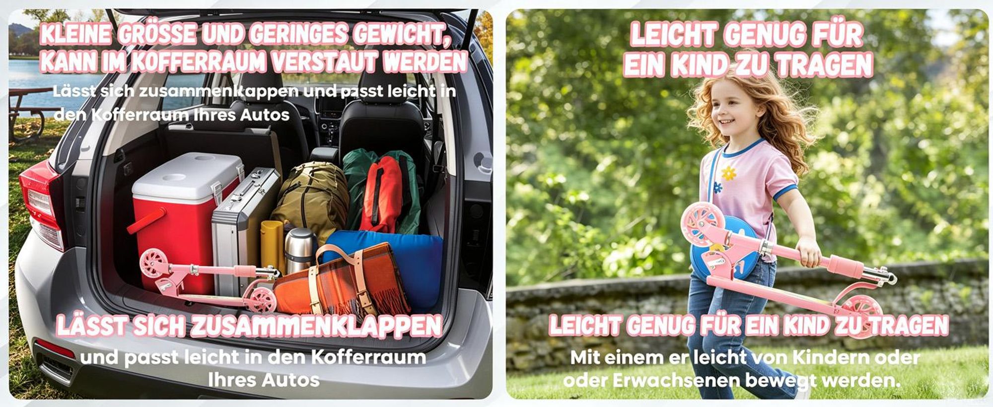 Kinderroller Mit LED-Rädern