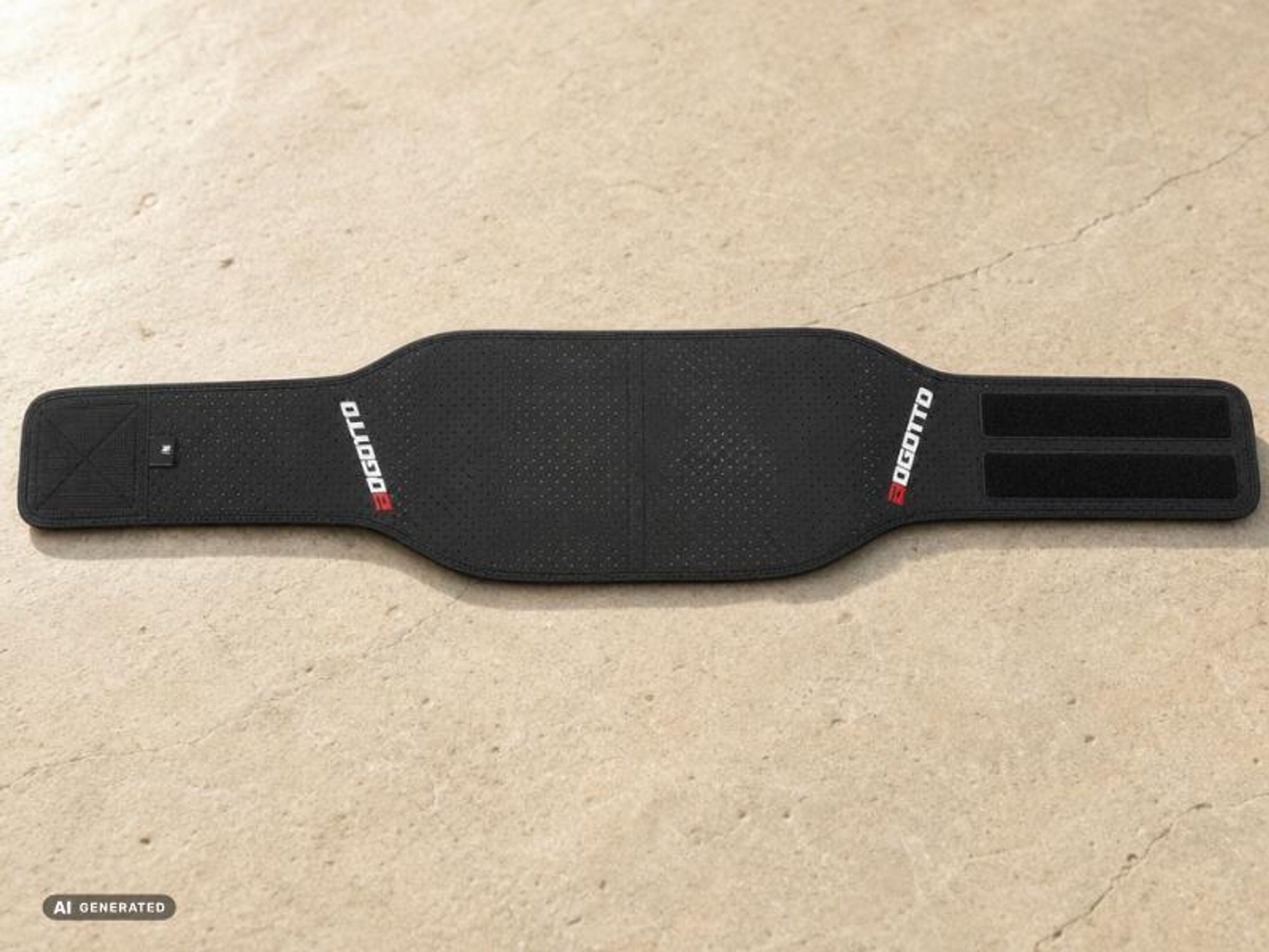 Bogotto BGX-Air perforierter Neopren Nierengurt, schwarz, L