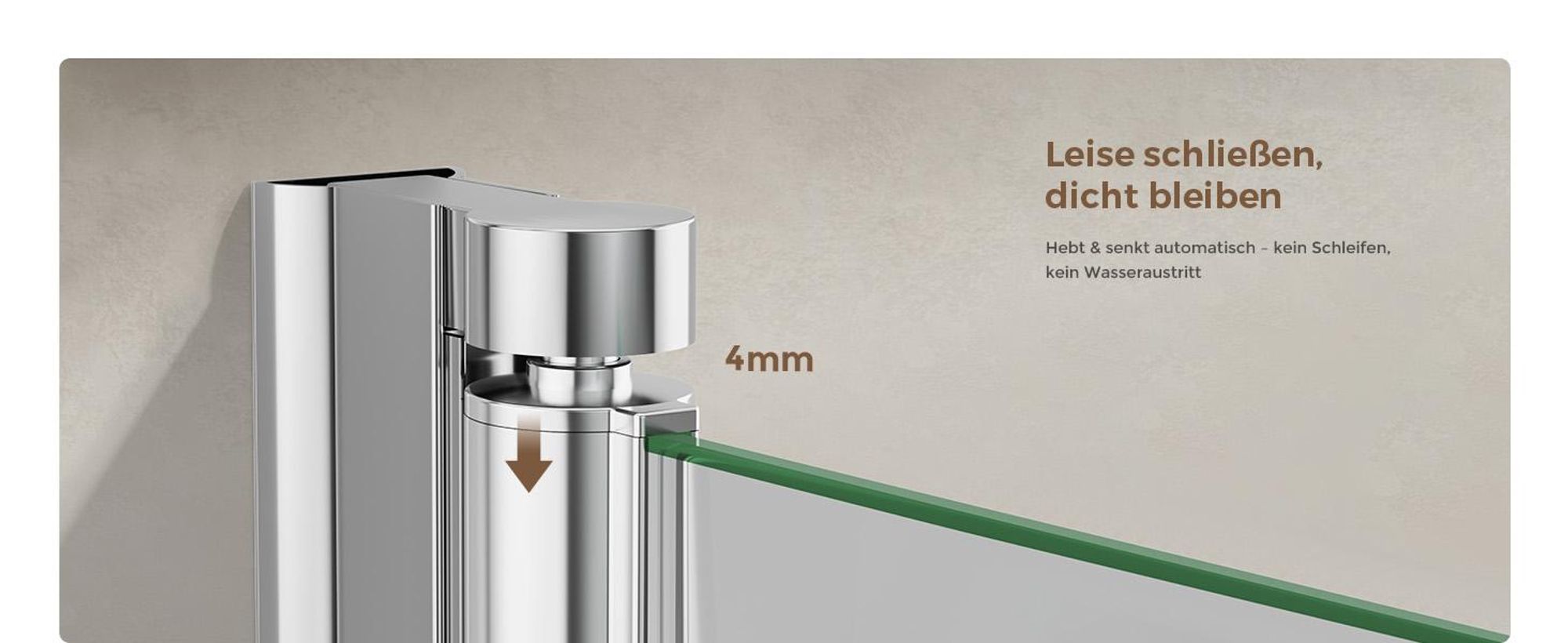S'AFIELINA Badewannenaufsätze 130 x 140 cm 3 Stück Faltbare Duschabtrennung aus 6mm ESG Clear NANO Beschichtung ESG-Sicherheitsglas
