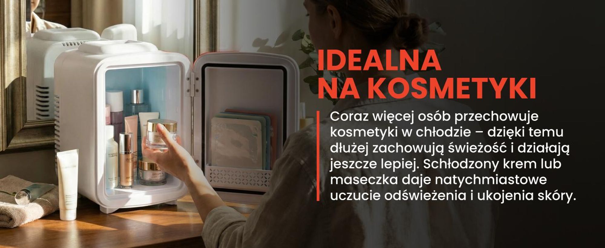 Mini lodówka turystyczna z funkcją chłodzenia i ogrzewania 4 litry do leków, kosmetyków