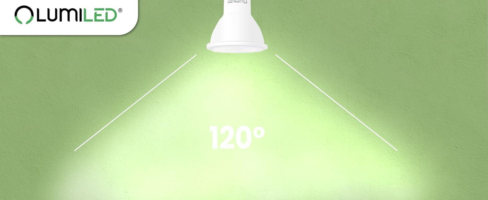 LUMILED GU10 LED Lampe PAR16 1,5W ersetzt 15W 150lm 3000K Warmweiß 120° Nicht Dimmbar 10er Pack Energiespar Leuchtmittel Reflektor Spot für Küche Wohnzimmer Büro Flur 10 Stück Lampen