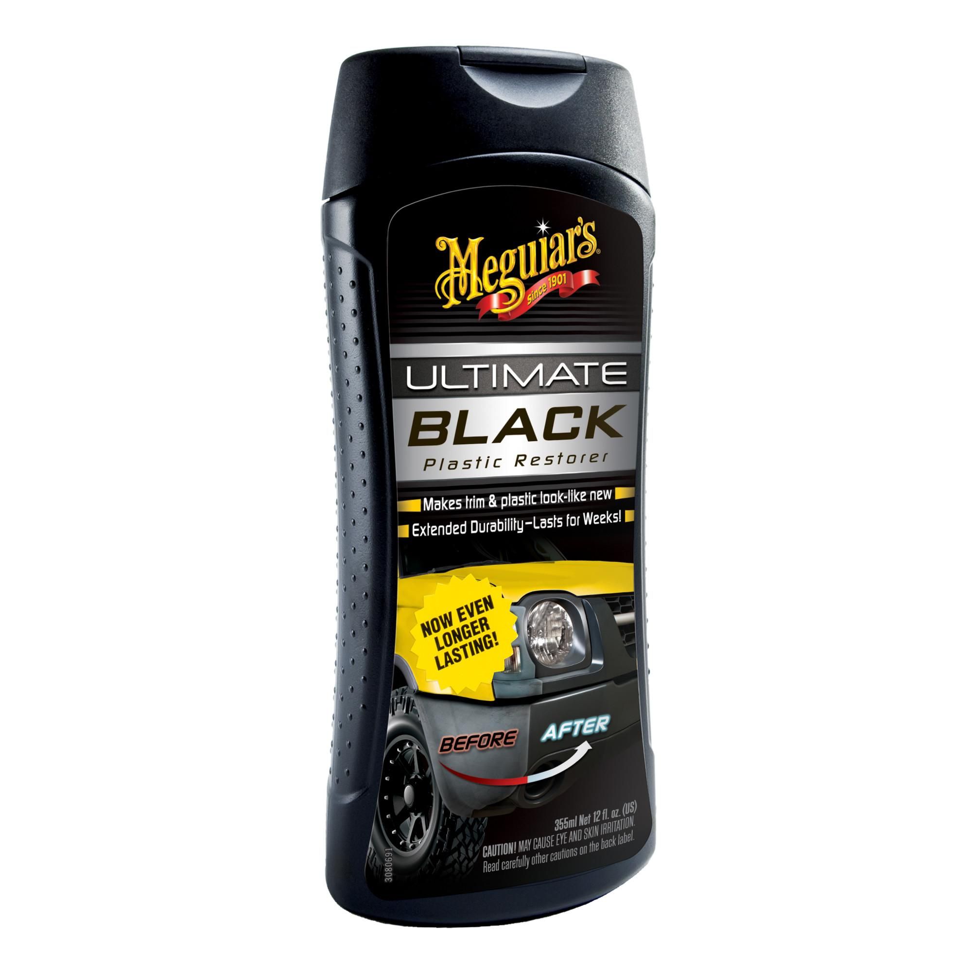 Meguiar's® Ultimate Black Plastic Restorer G15812EU, 12 oz (355 ml) Bottle, 6/CV