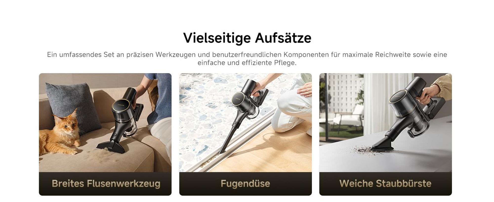 Dreame R20 Pro Akku-Staubsauger,Anti-Tangle Handstaubsauger, 90° biegsam,LED,bis 600W/26.000 Pa,für Teppich & Hartboden,CelesTect-Licht,bis 90 Min