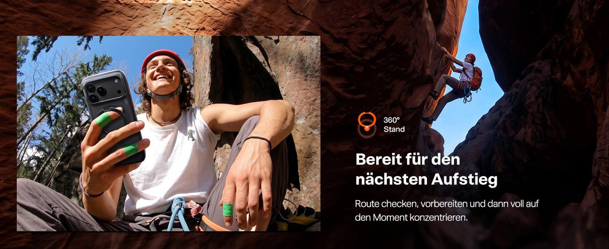 TORRAS Ostand Q3 Air Hülle für iPhone 18 Pro Handyhülle  mit Airbag-Schutz & integriertem Ständer, Schwarz