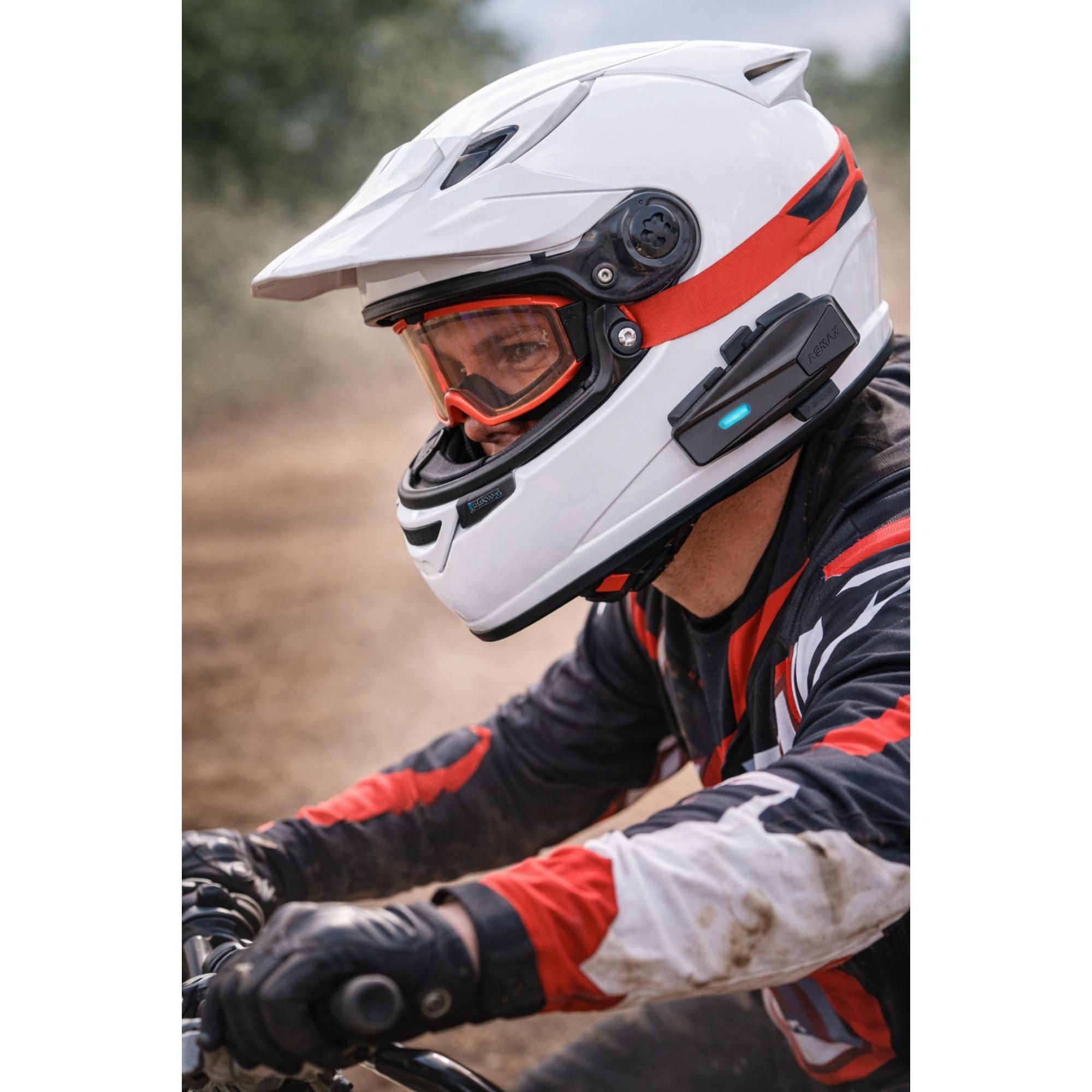 motocyklový interkom balení reproduktory mikrofon příslušenství