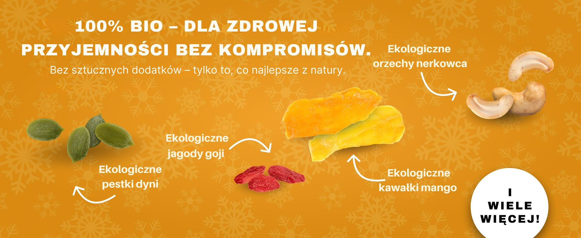 BOXILAND® kalendarz adwentowy 2026 owoce orzechy & pestki bio 24 snacki
