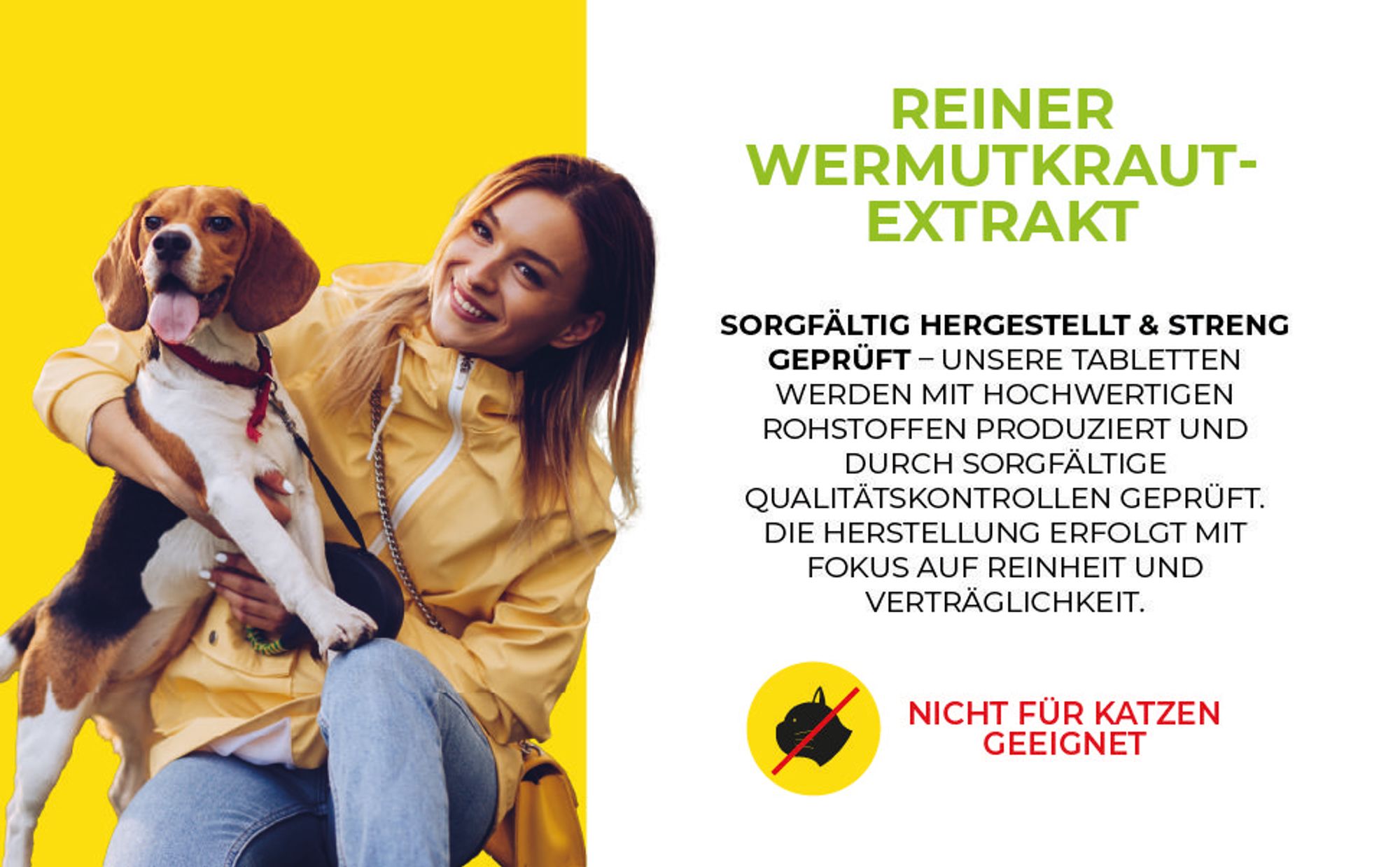 Adema Natural® Wormilex – Wurmmittel für Hunde – nur für Hunde - natürliche Εntwurmung – Wurmkur Hund – Εntwurmungsmittel - Wermut - Würmer Hund