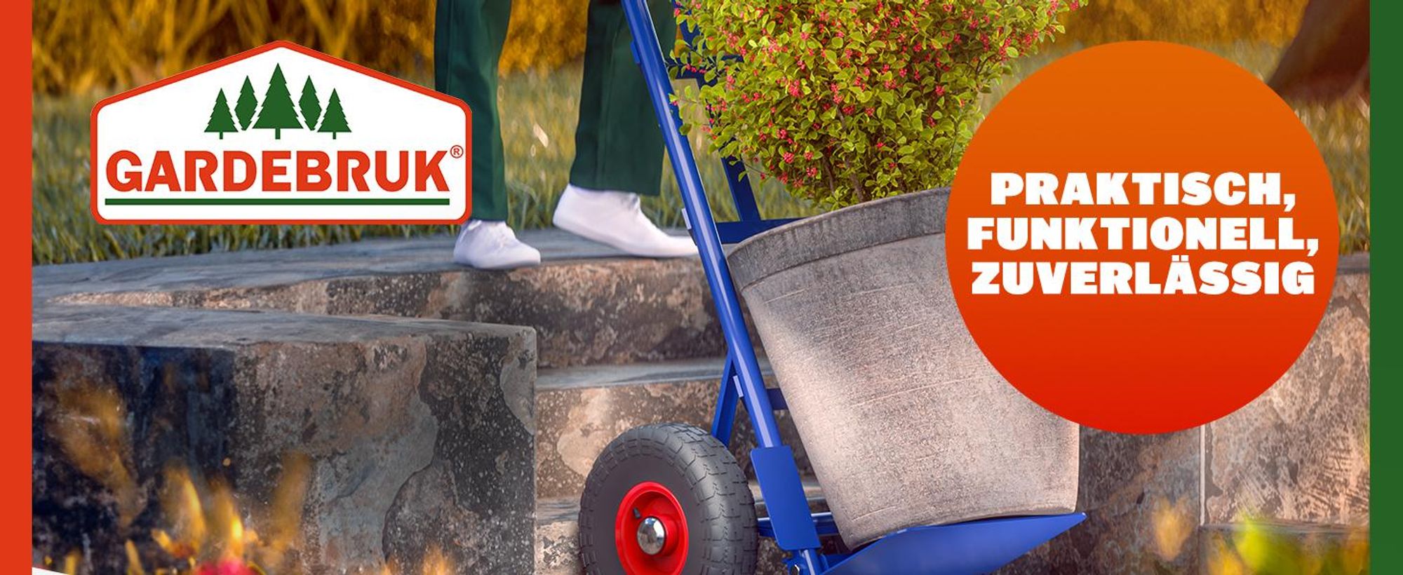 GARDEBRUK Sackkarre Klappbar 200kg blau