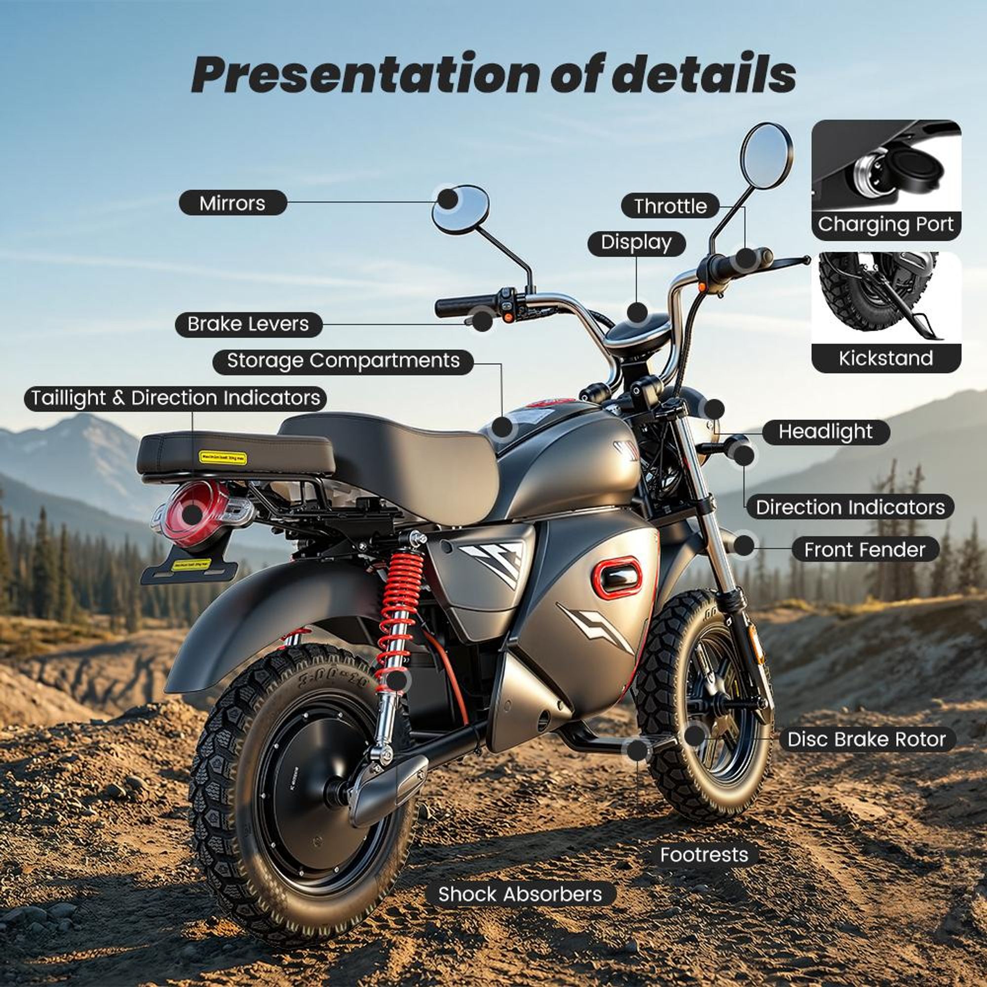 Vélo électrique pour courses Y18, 48 V 20 Ah, charge maximale 150 kg, pneus 15 pouces, avec NFC