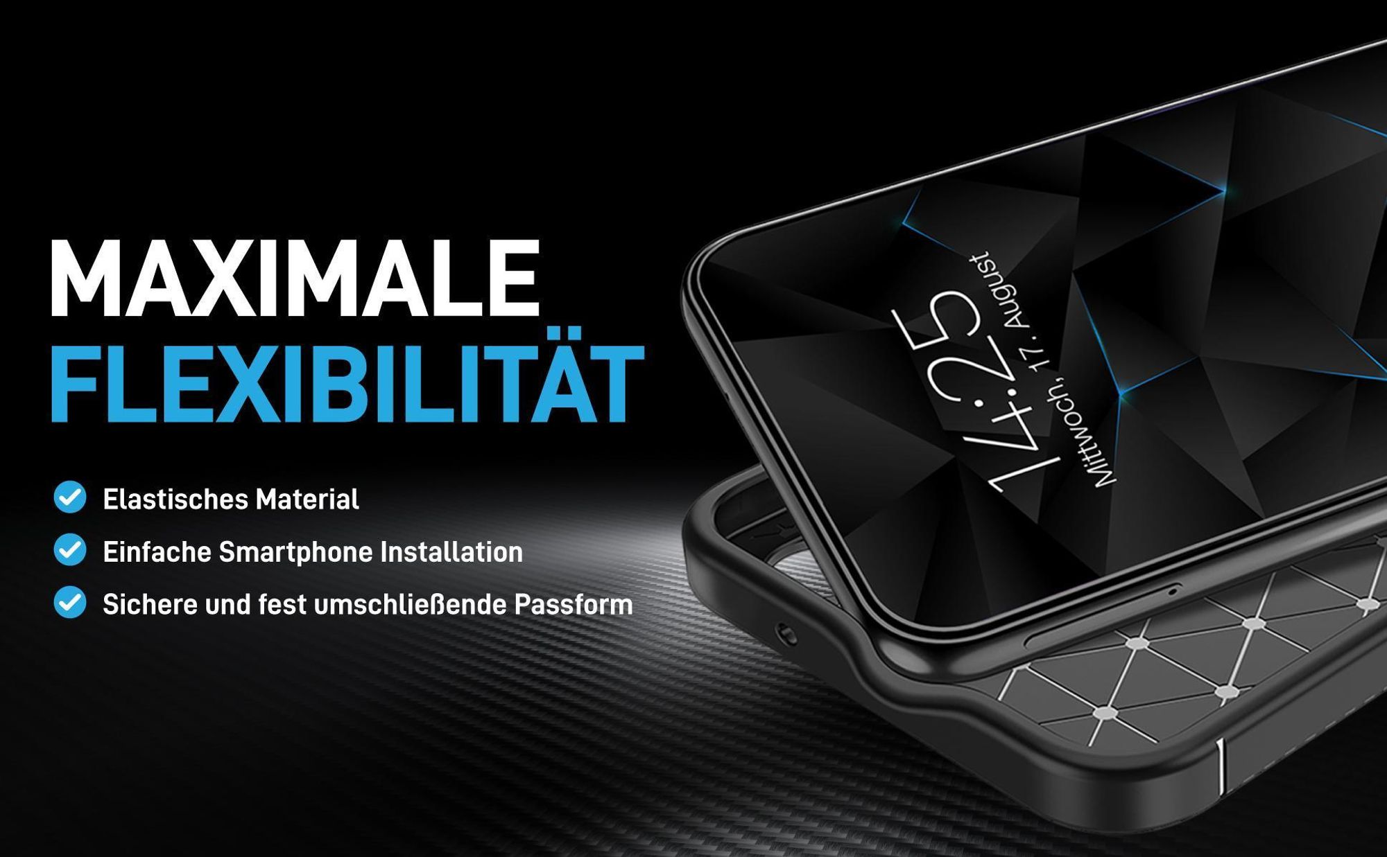 Flexbiles Smartphone Cover für Samsung Galaxy S21 FE mit perfekter Passform