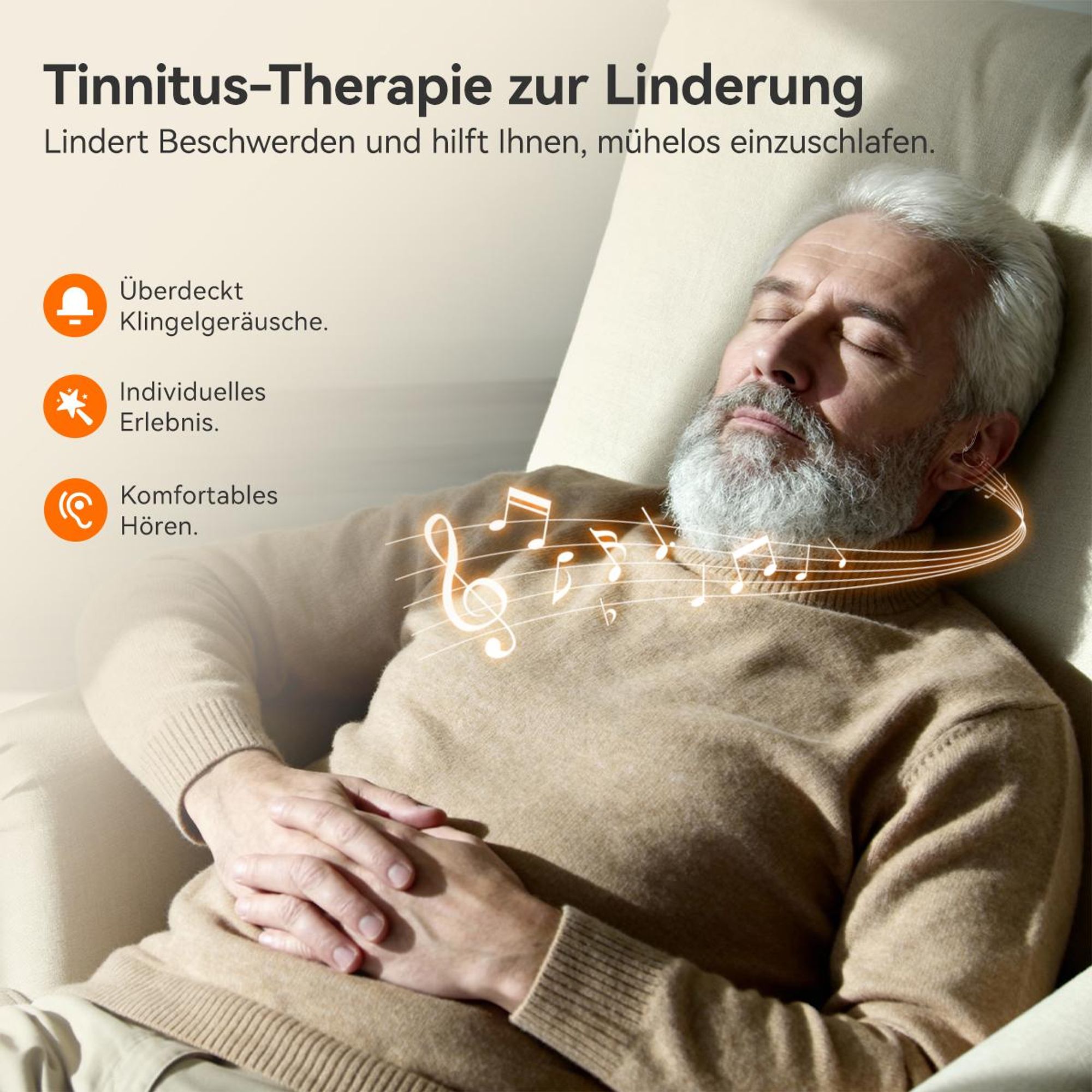 Retekess TE202 Hörhilfen, Wiederaufladbarer Digitaler Audioverstärker, 4-Fache Geräuschunterdrückung, HiFi-Audio mit 32 Kanälenm,für senioren Familien