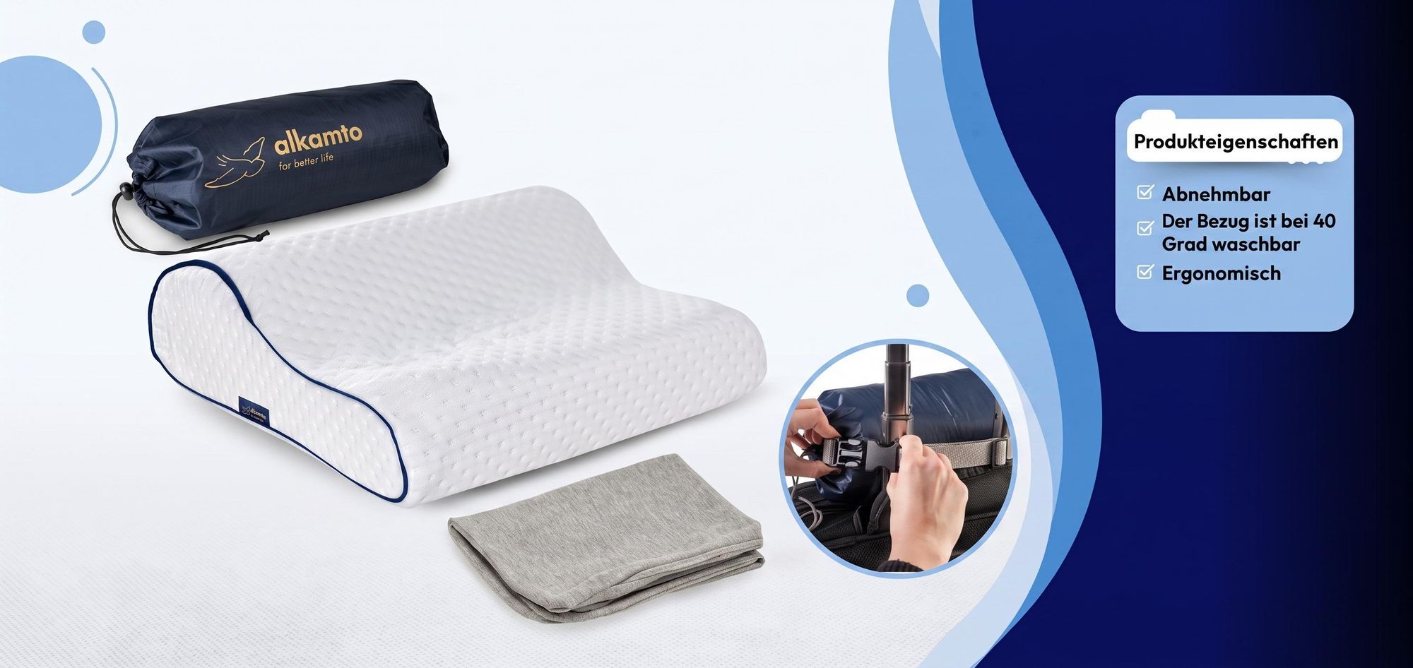 Produktbilder weißer Tablets und Eingabestifte auf grau-weißem Hintergrund.
