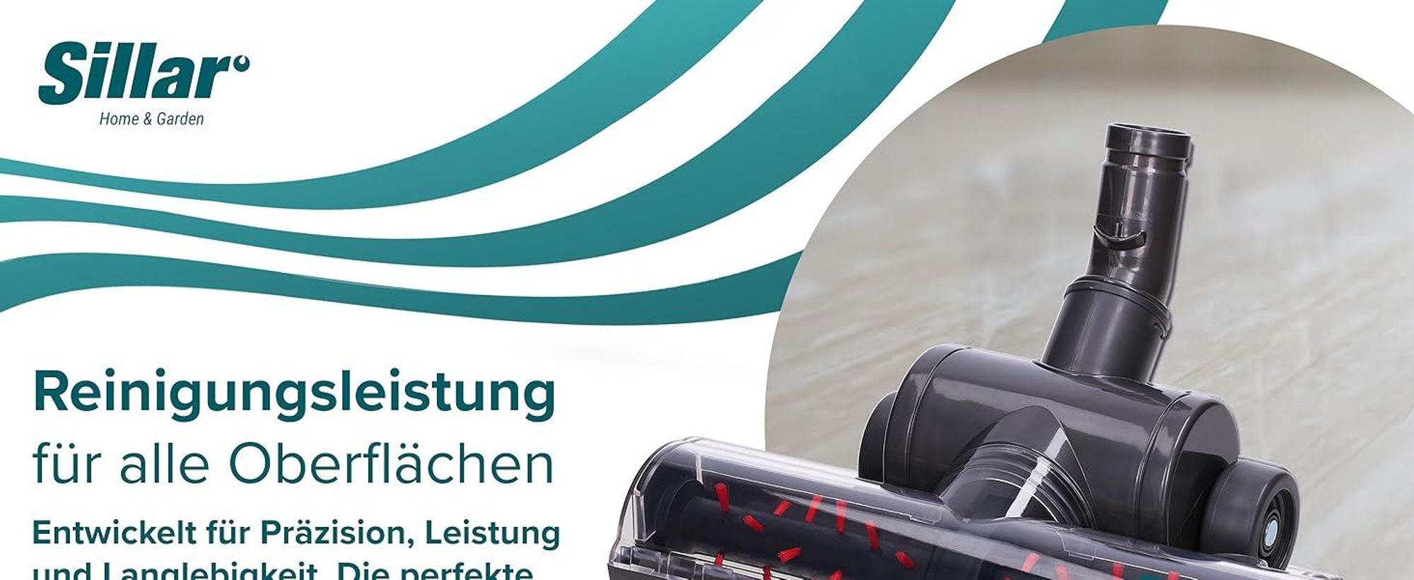 Sillar Turbodüse für Dyson DC33 DC37 DC39 DC41 – Bodendüse passend wie 923181-03 mit Bürstwalze