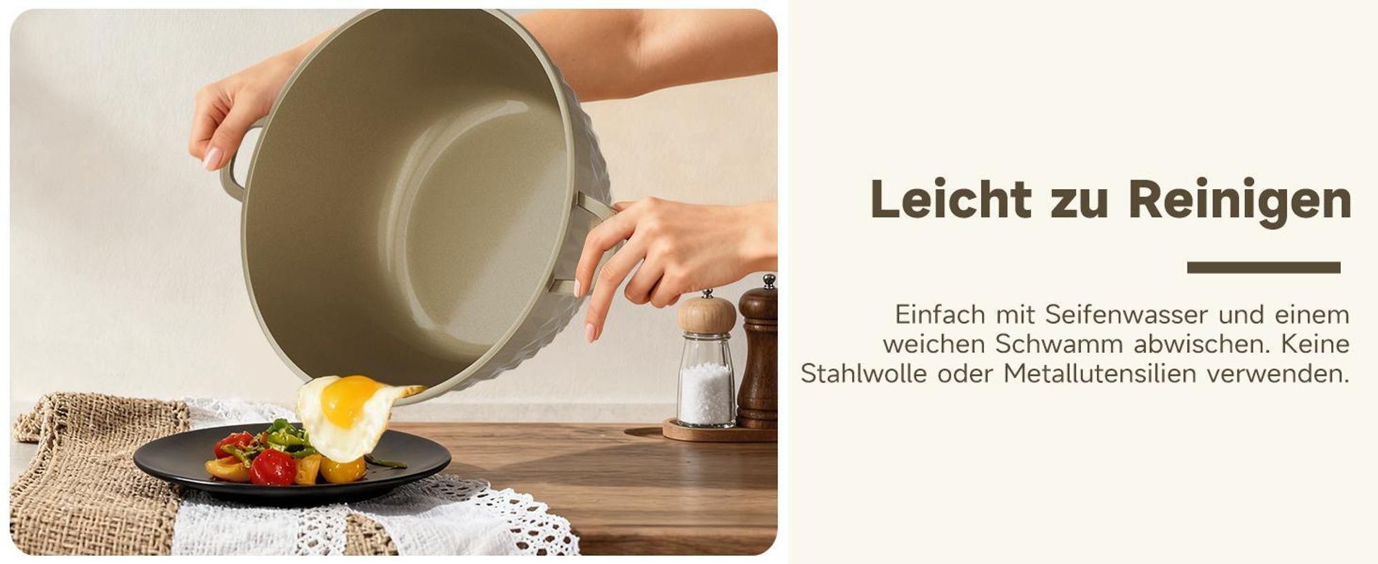 HOMELUX Topfset Induktion 8-teilig, 20/24/28/32cm Kochtopf Set mit Antihaftbeschichtet, Kochtöpfe Induktions für Alle Herdarten, Diamantform & Schwarz