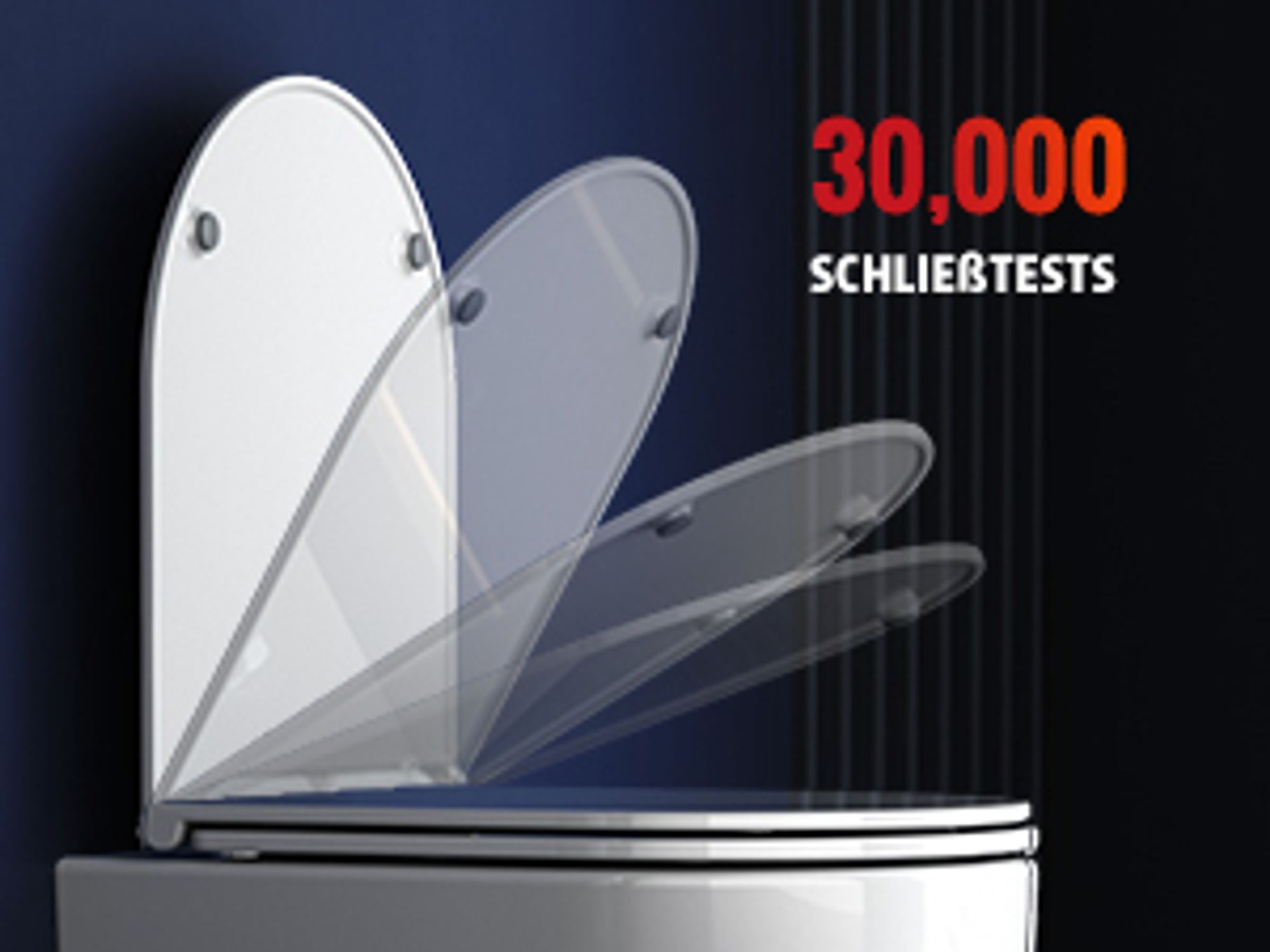Rainsworth Hänge WC Spülrandlos Toilette - 360° Einloch Superspin Spülung Wand WC, Toilettenbecken Toilettenspülung Geräuscharm