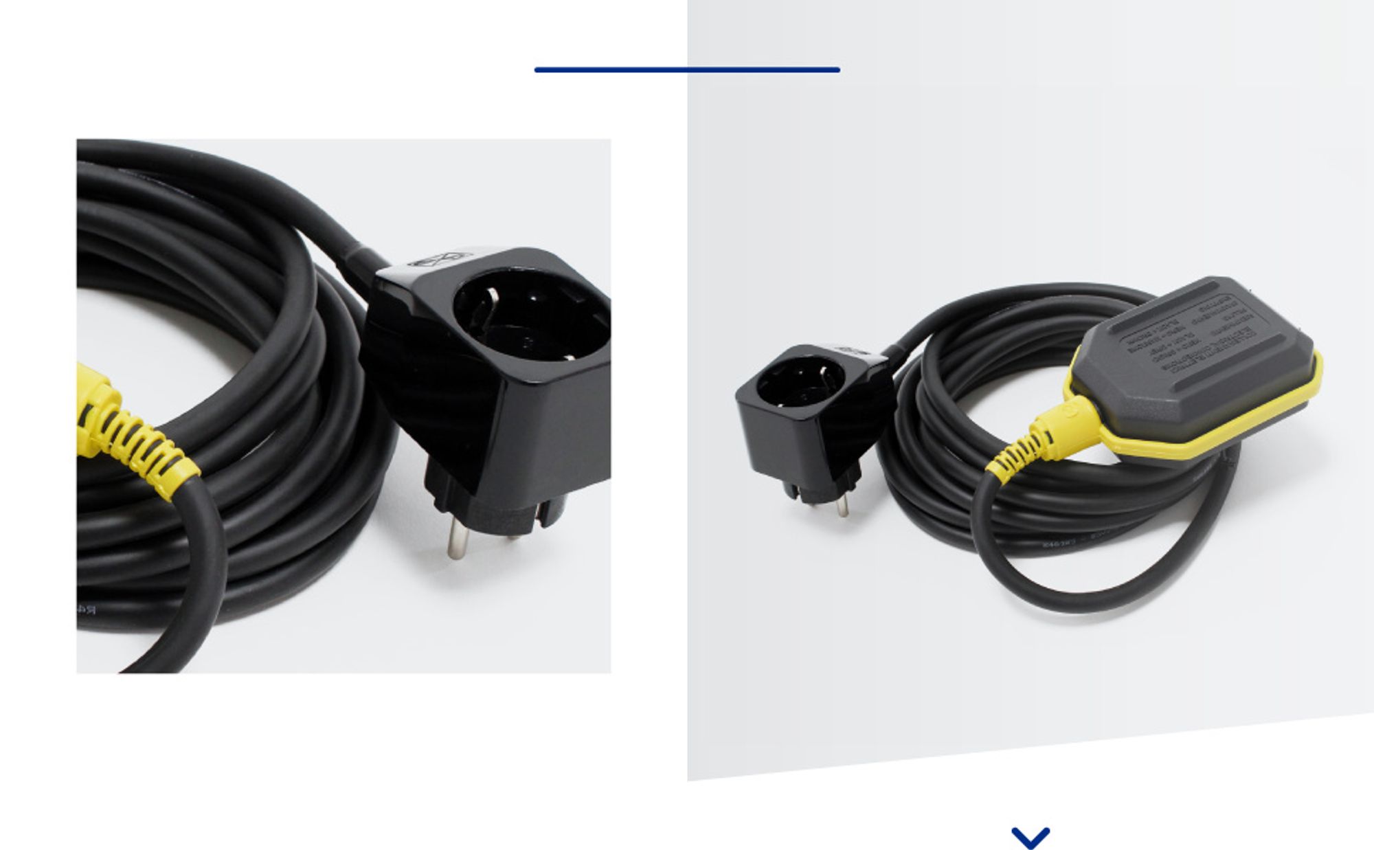 Wiltec Ersatzteil Teichpumpe - Aqua Stop Leerpumpschutz - Ersatz Leerlaufschutz für Gartenteiche, Pegelschalter für Teiche mit 5 m Kabel und Stecker