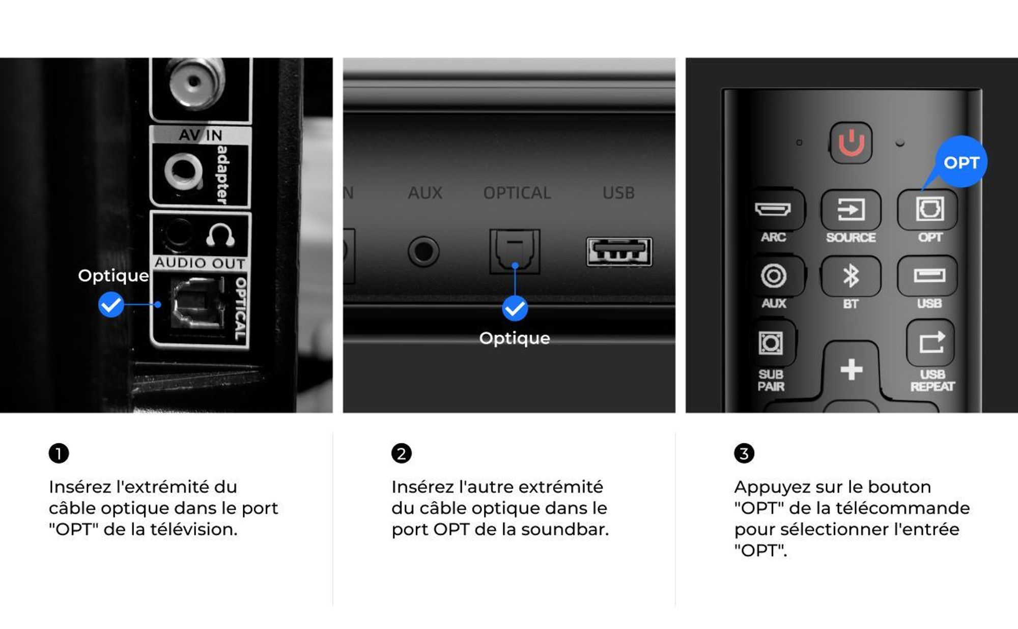 Barre de son amovible ULTIMEA 7.1ch avec lumière RGB, Virtual Surround Sound System avec subwoofer, 2 haut-parleurs surround, 410W