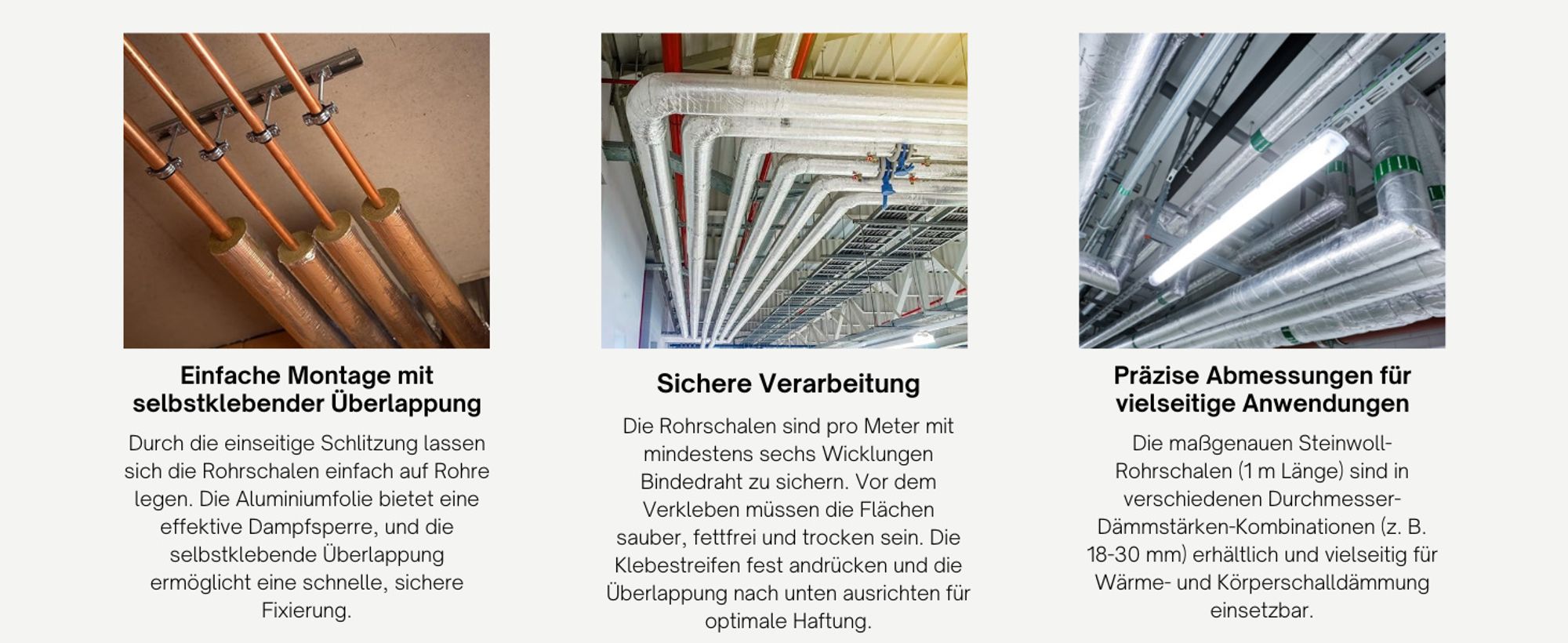Rockwool RS800 28x20 - 30m Steinwolle Rohrisolierung Rohrschale Isolierung (ganz Karton)