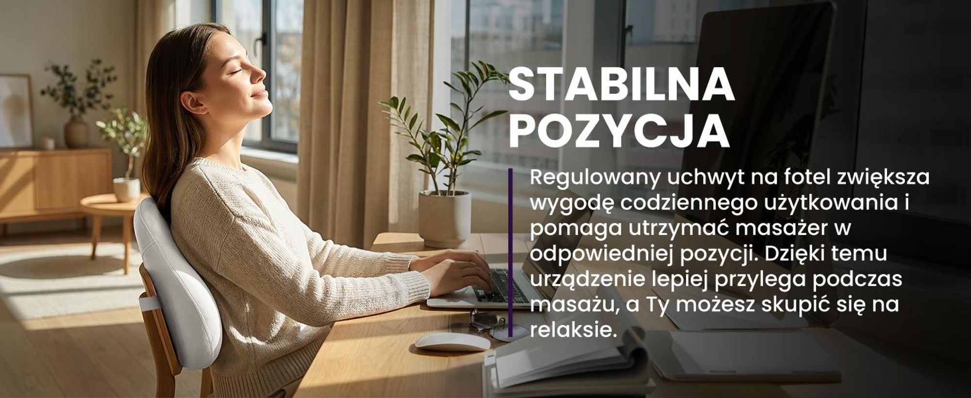 Poduszka masująca do karku pleców i ramion z funkcją grzania