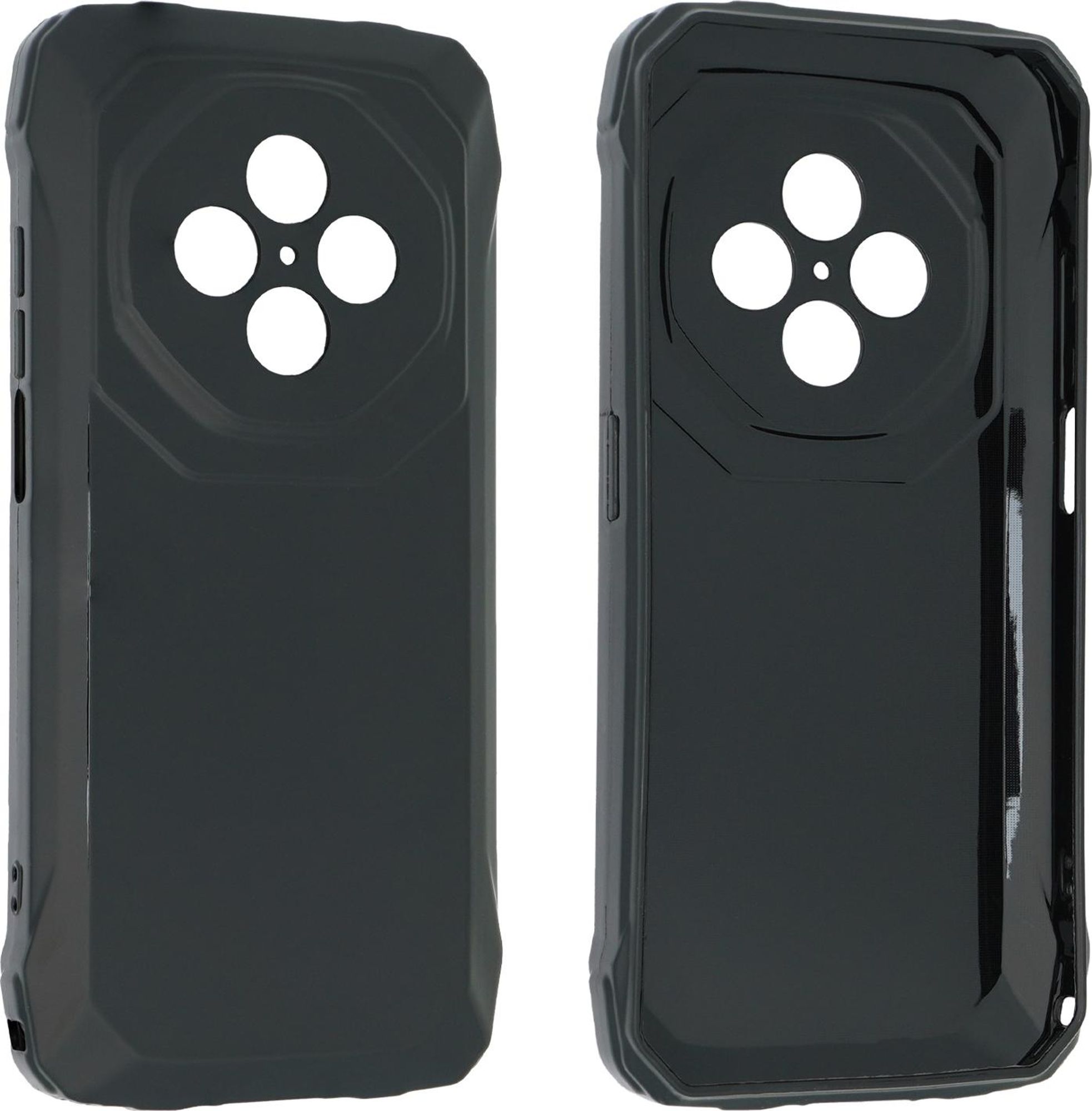 caseroxx Schutz-Hülle TPU-Hülle kompatibel mit Blackview Fort 1, Gummi Handy Tasche schwarz  Bild 1