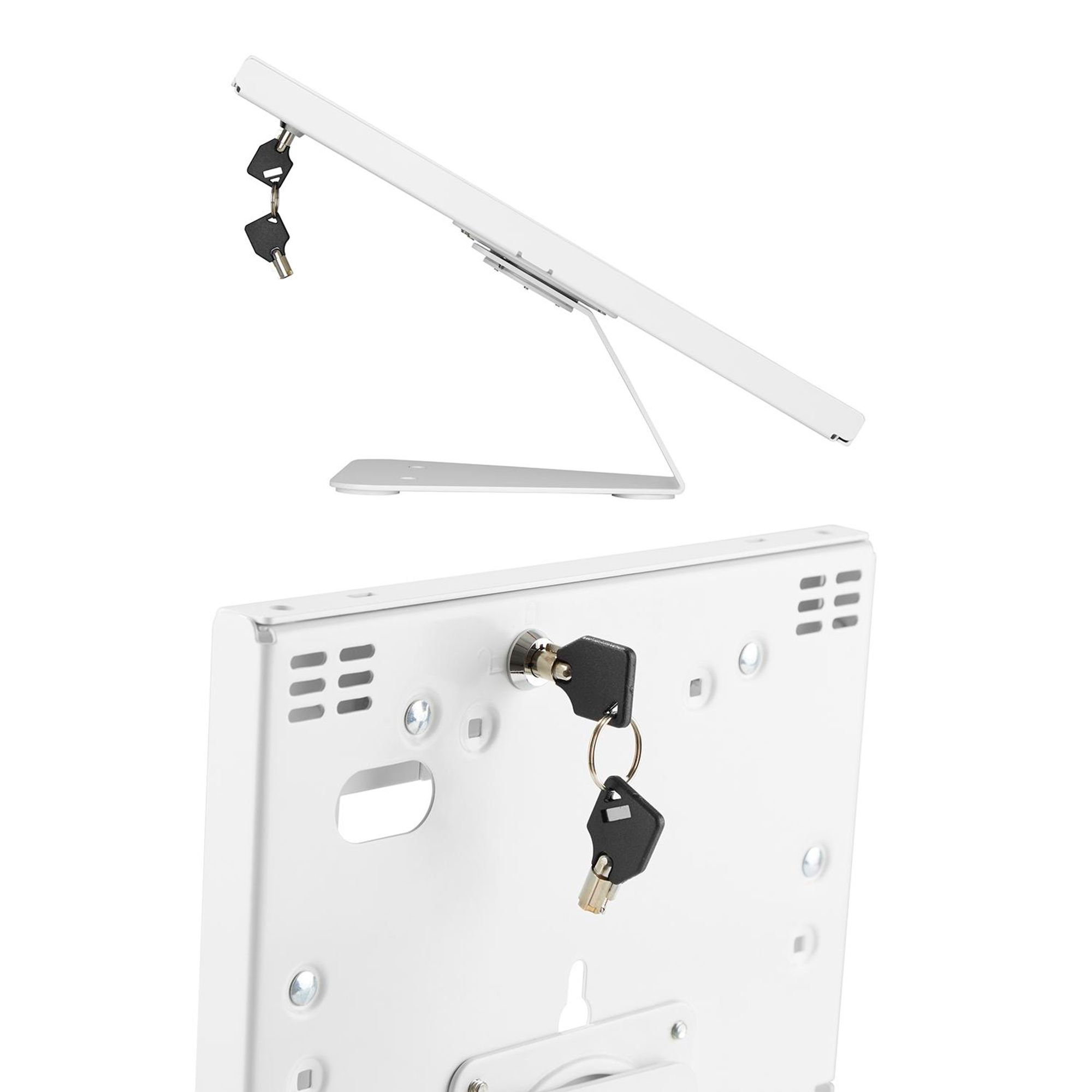 Tablethalterung mit Diebstalschutz - 2 in 1 - Tischmontage und Wandmontage - iPad / iPad Air / iPad Pro / Samsung Galaxy