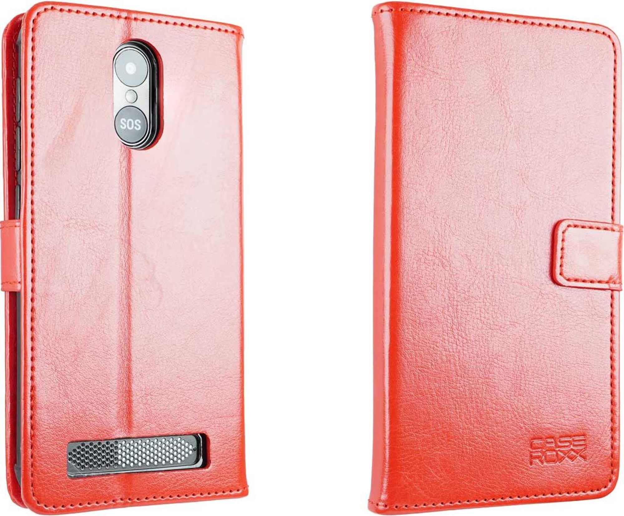 caseroxx Handy Hülle Tasche kompatibel mit SPC Zeus 4G / Zeus 4G Pro Bookstyle-Case Wallet Case Bild 4