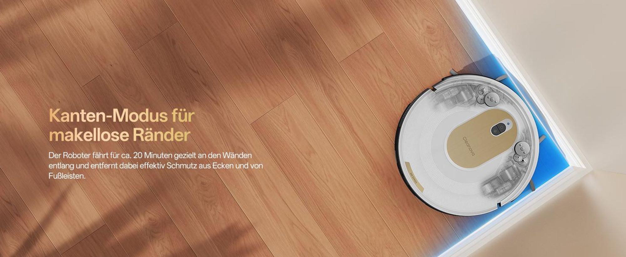 Nass-Trocken-Saugroboter Vactidy W8 Saugroboter mit wischfunktion,3-in-1,Smarte Gyro-Navigation
