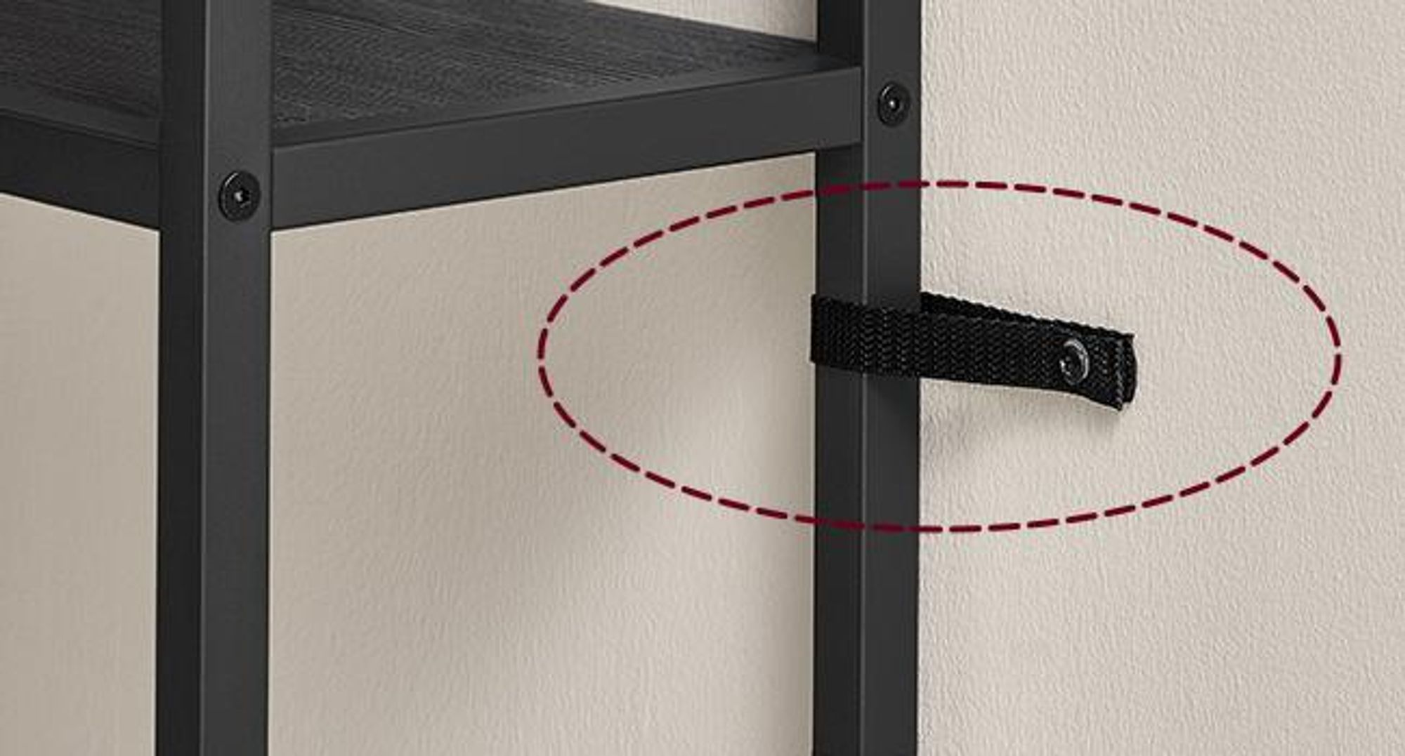 VASAGLE Beistelltisch mit 2 Ablagen, schmaler Konsolentisch, für Wohnzimmer, Flur, Schlafzimmer, 120 x 20 x 80.5 cm, grau-schwarz