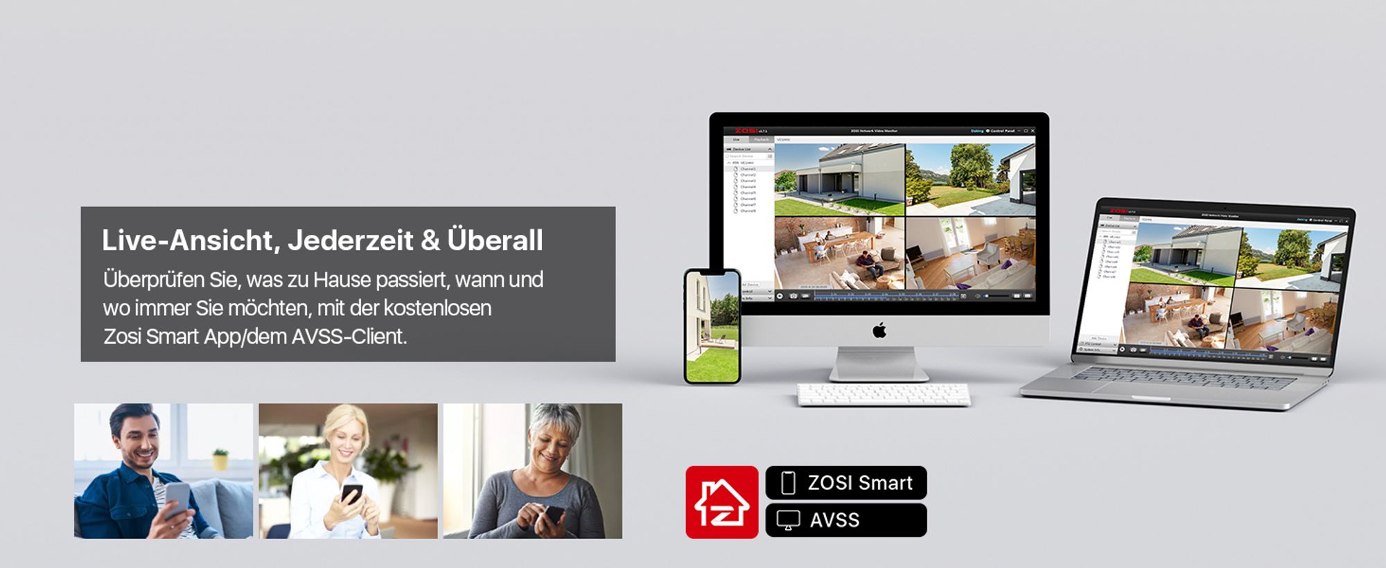 ZOSI 4K Überwachungskamera Set mit 2 Wege Audio, Videoüberwachung mit 16X 8MP PoE Kamera und 16CH 4TB HDD NVR, Personenerkennung