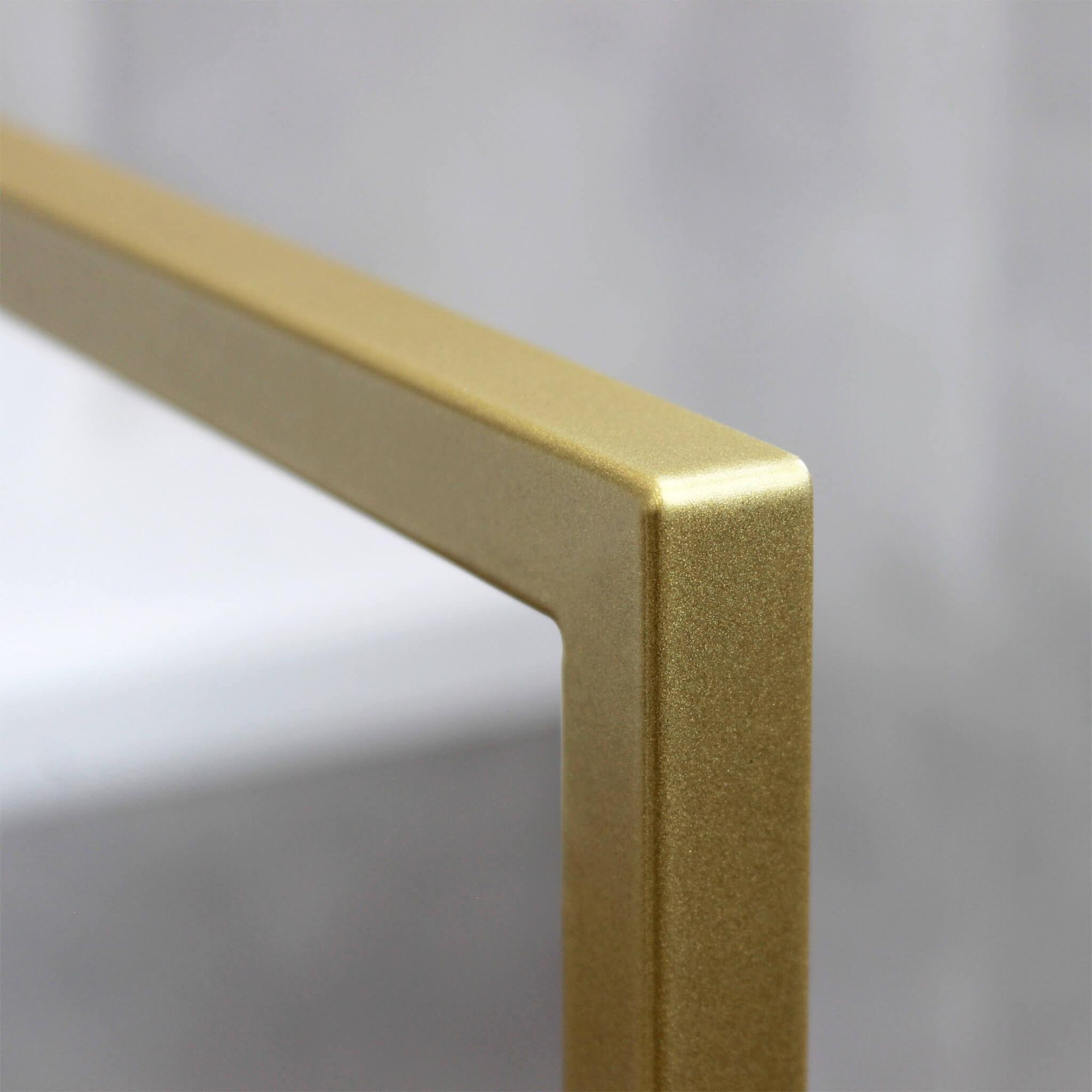 HMP Handtuchständer freistehend 4 Stangen Exklusiv – Handtuchhalter aus einem Stück, 100% Metall gold Glanz, Glamour Badezimmer