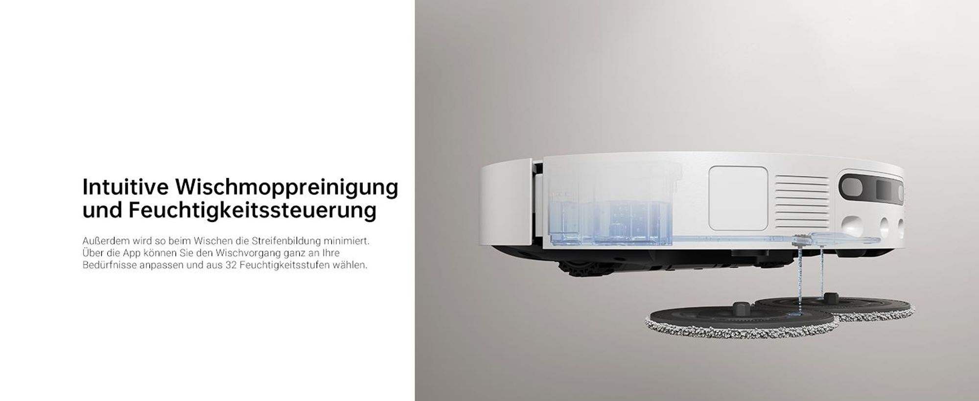 Dreame X40 Ultra Complete Saugroboter mit Wischfunktion,12000Pa Saugkraft,70℃ Wischmopp,selbstreinigend,Automatische Entleerung＆Fill,Drehen und Heben
