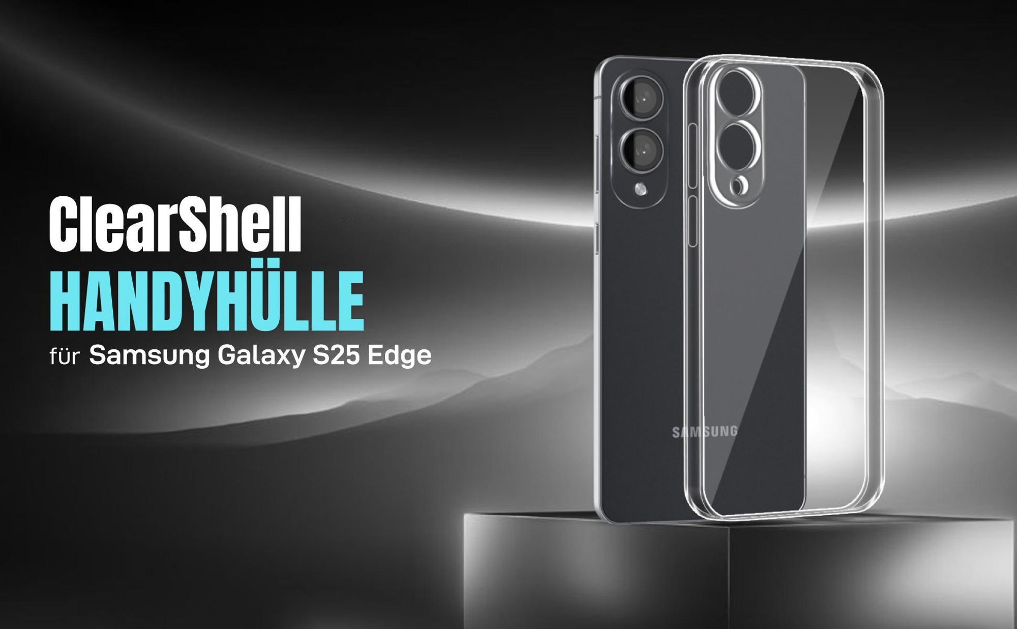 Transparente TPU Handyhülle mit optimiertem Schutz für Samsung Galaxy S25 Edge