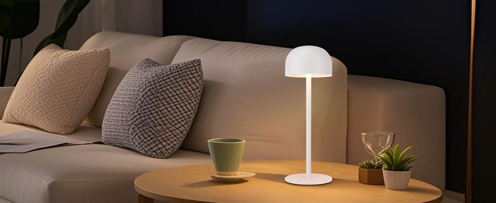 ZMH 2ER LED Tischlampe weiß Kabellos nachttischlampe Touch Dimmbar USB Tischleuchte Akku mit 3 Farbtemperaturen Aufladbar Höhenverstellbar