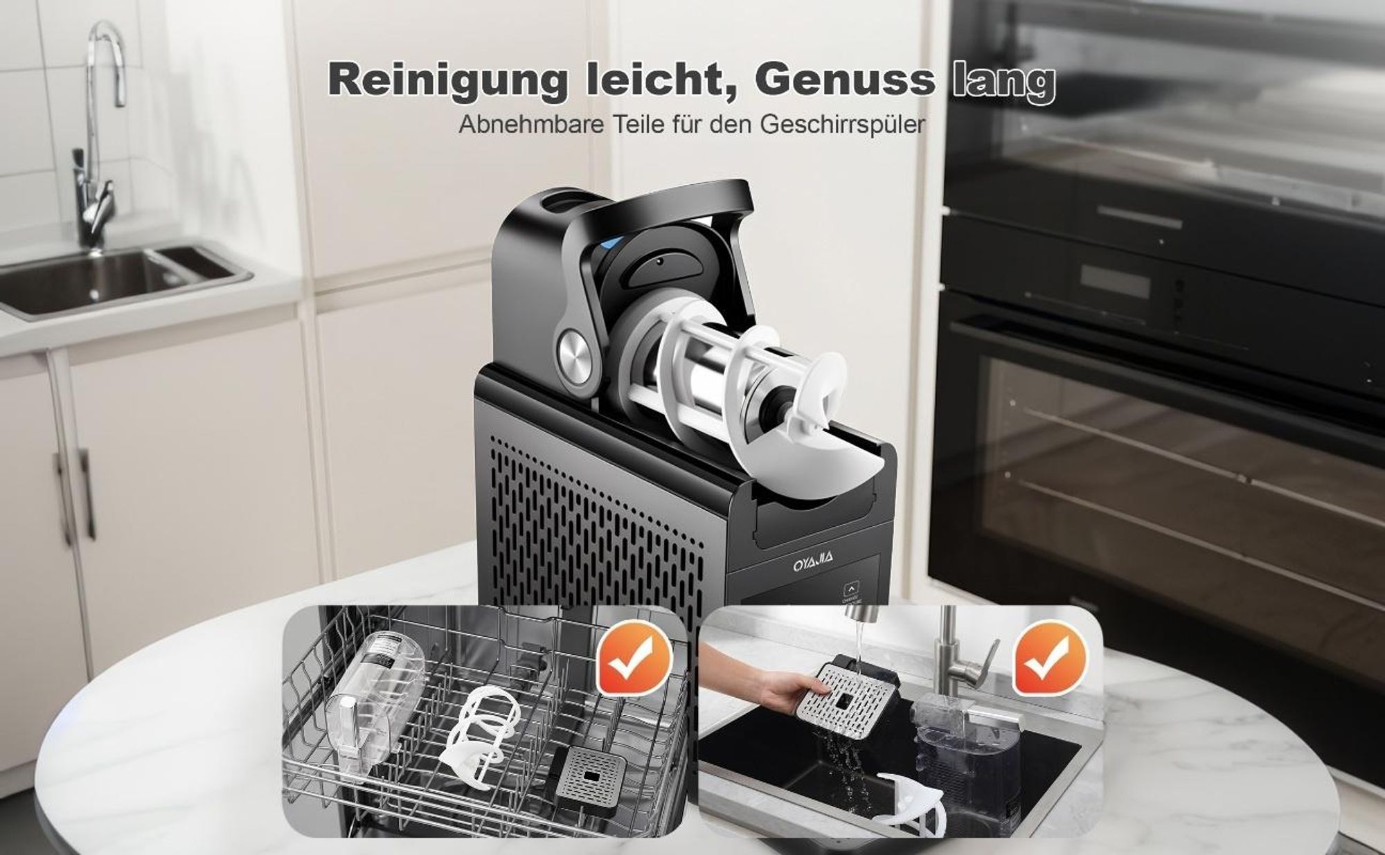 Slush Maschine – 1,8 L Eismaschine, mit LED-Display, 6 Programmen für Eiscreme, Frappés, Milchshakes, automatischer Reinigung, kein Eis erforderlich