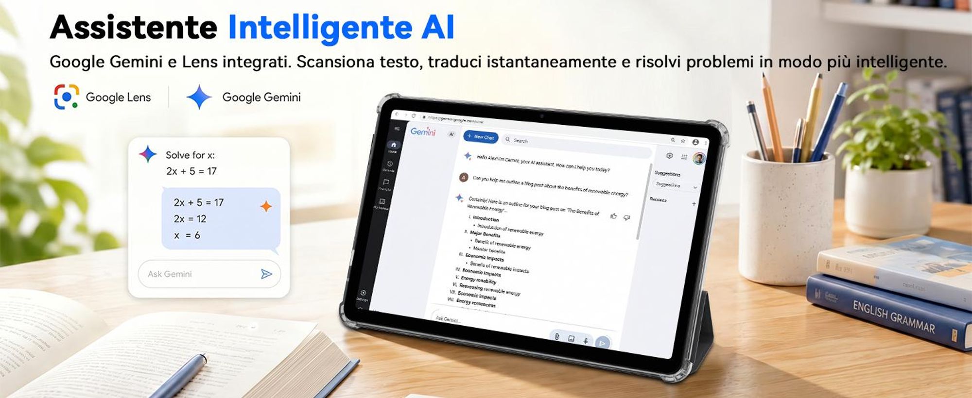 TABWEE T70, tablet da 11 pollici, 32 (8+24) GB di RAM + 256 GB di memoria, Android 16, batteria da 8000 mAh, Bluetooth 5.0, riconoscimento facciale, supporto Widevine L1,  Rheinland. Include tastiera, mouse e penna stilo