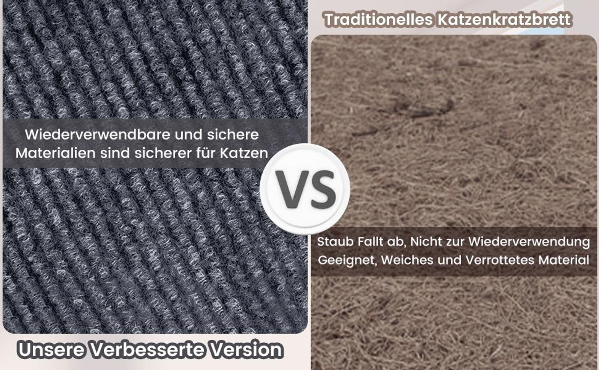 Katze Kratzschutz Matte, Kratzmatte, Kratzbrett Katze, Kratzschutz Sofa Katze, Katzenkratzmatte, DIY Selbstklebend, für Wände, Sofas, Böden