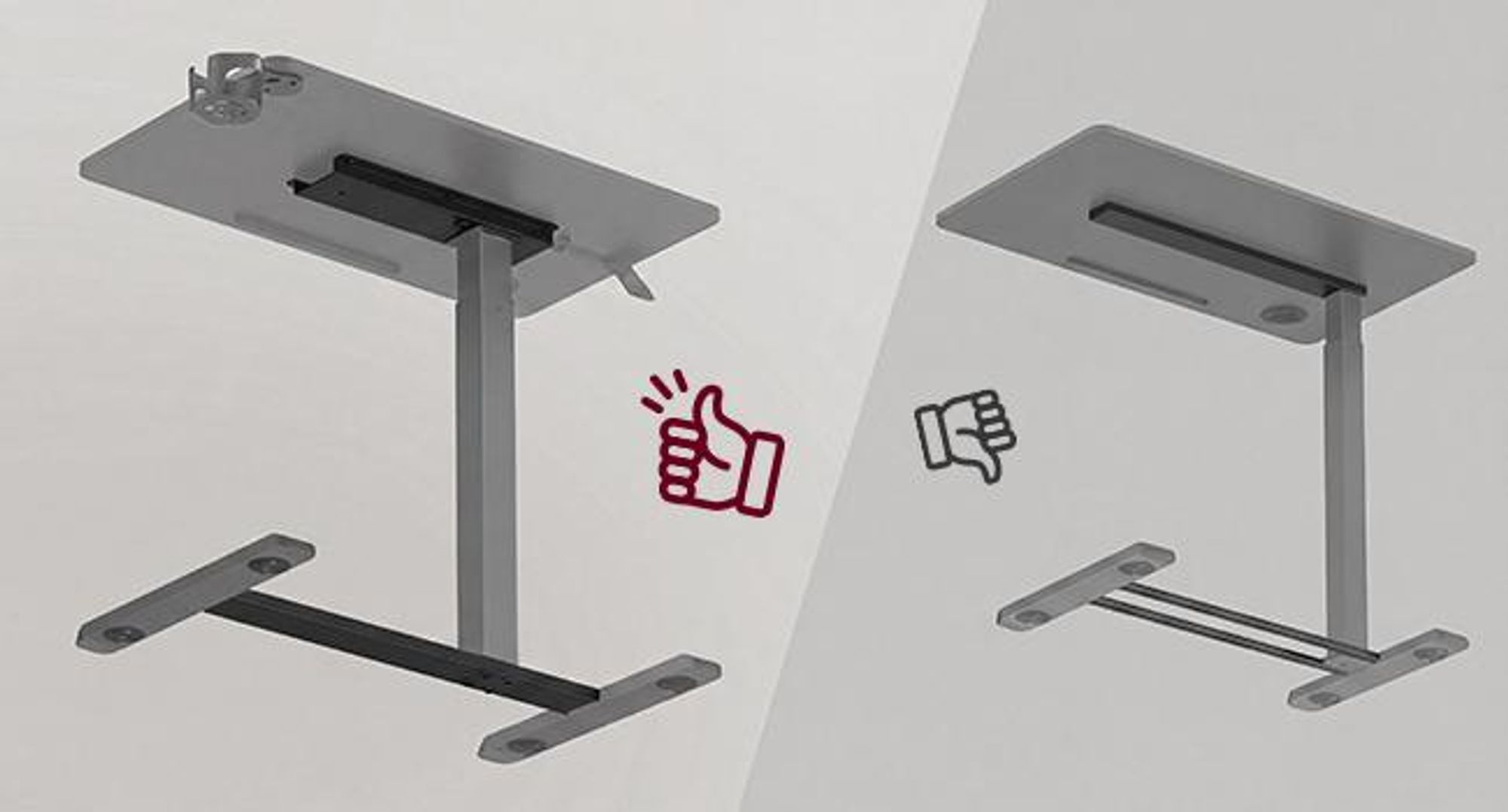 VASAGLE Stehtisch, Beistelltisch mit Rollen, 80 x 45 cm Tischplatte, verstellbar, 2 Getränkehalter, schwarz