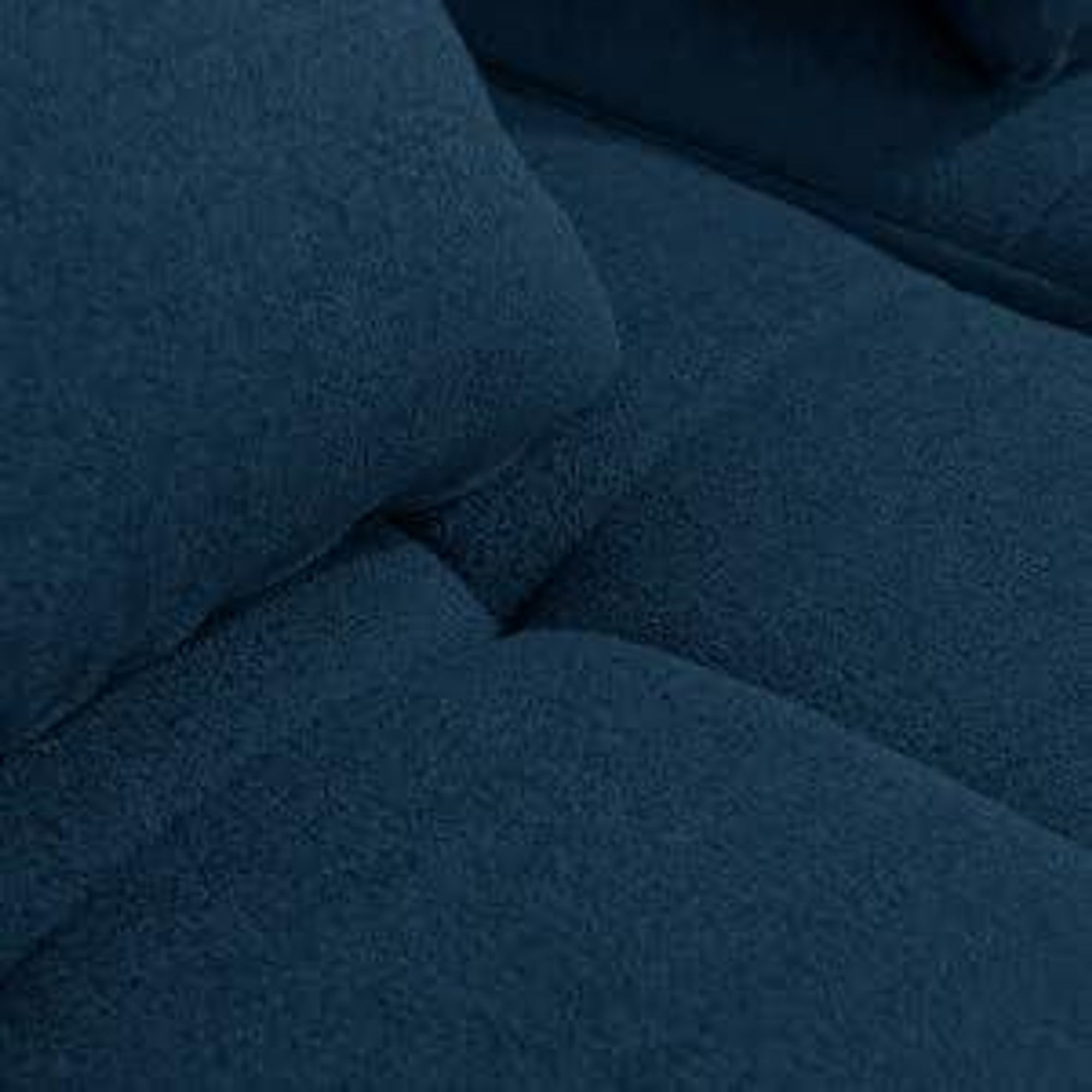 MILYSOFA SOFATIME: divano ad angolo modulare a 3 posti con chaise longue, raffinato tessuto bouclé, blu intenso
