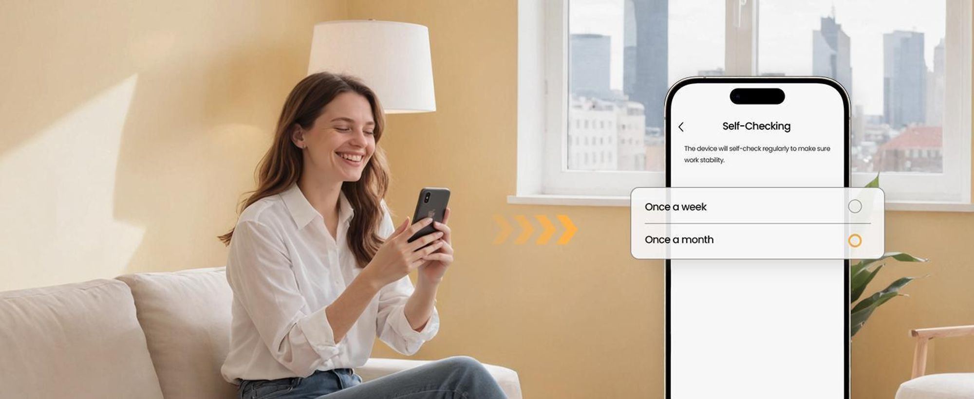 EMKE Heizstab 1200W mit Wifi App Steurung Timer Funktion, Anthrazit, 4 Heizmodi Childlock Google Home Sprachsteuerung für Badheizkörper