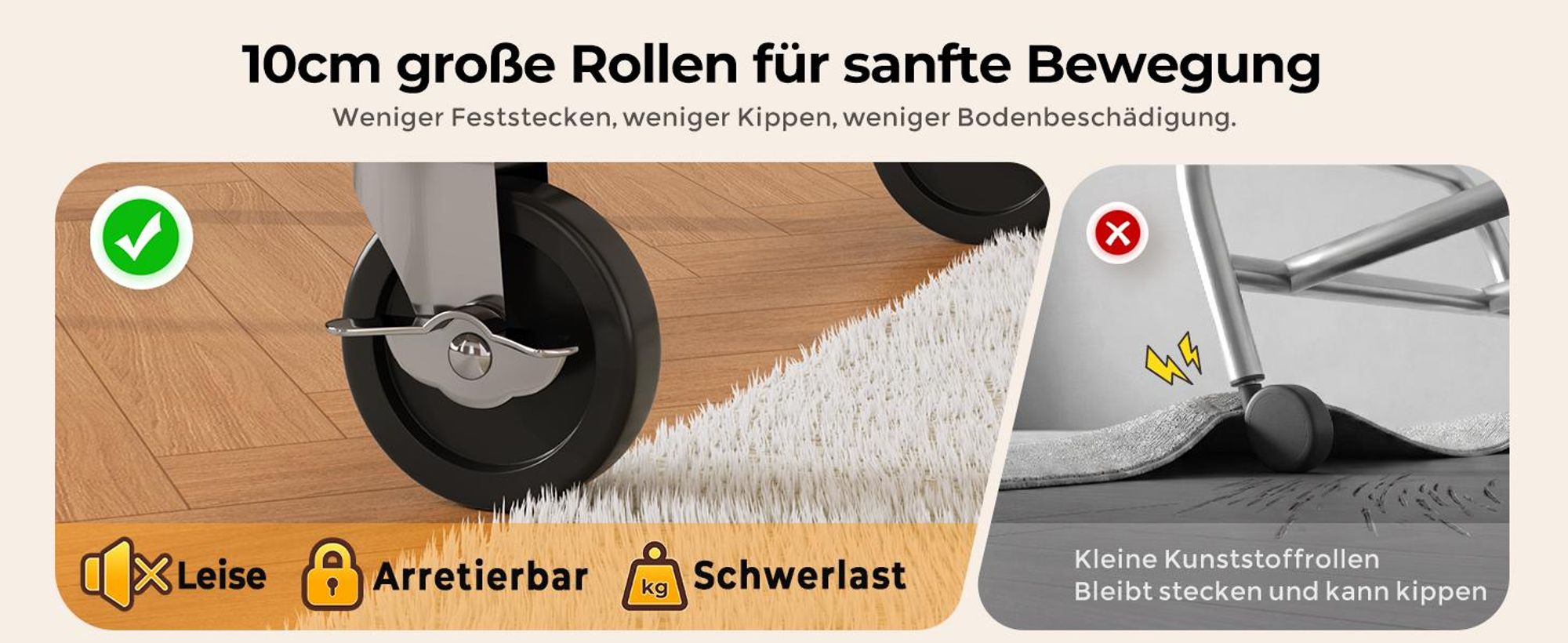 HOKEEPER Kommerzieller Kleiderständer mit Z-Ständer, Tragkraft 182 kg, robuster Kleiderstange auf Rollen, schwarz