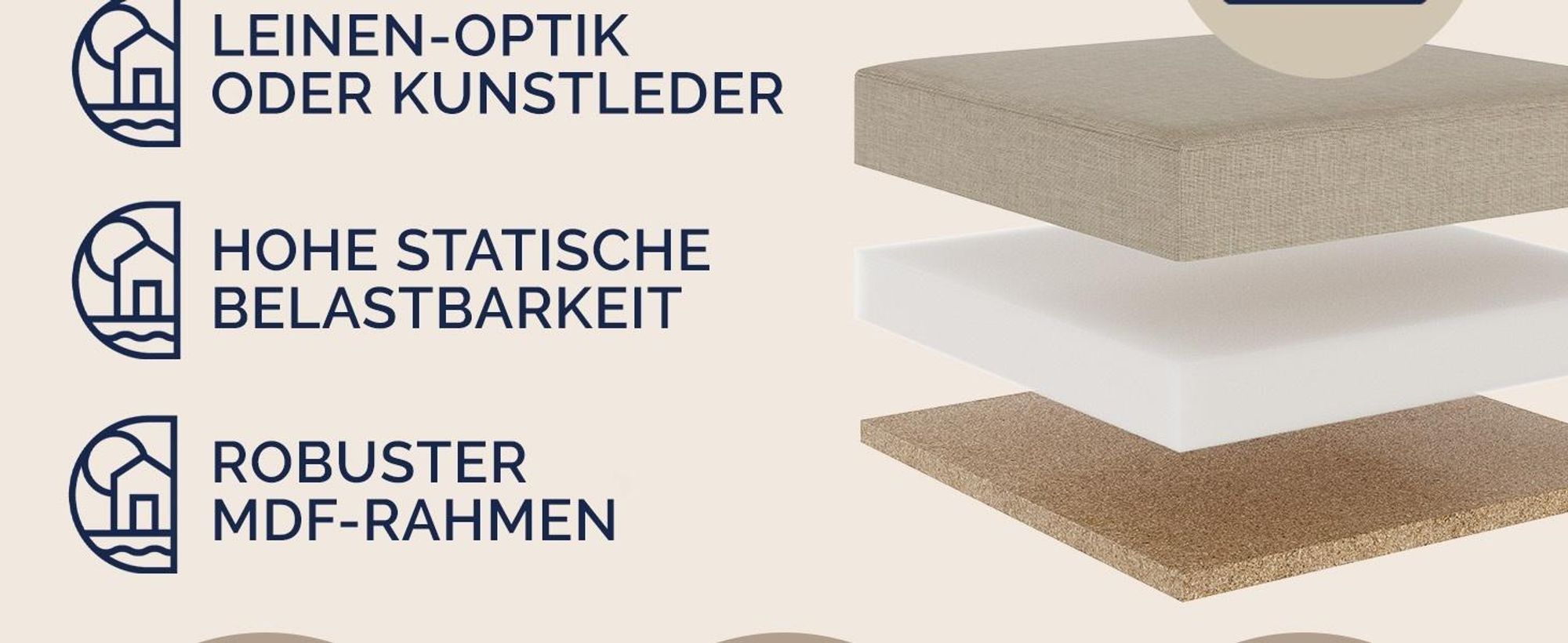 CASARIA® Sitzbank mit Stauraum Faltbar Weiß 115x40x40cm Gepolstert Deckel Kunstleder Schlafzimmer Wohnzimmer Flur Sitztruhe Truhenbank Polsterbank