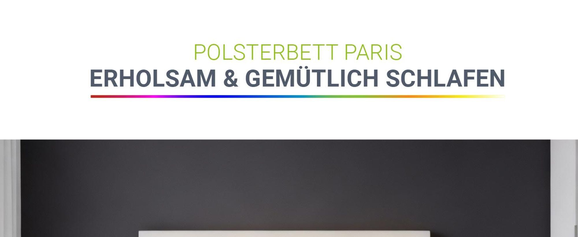 Juskys Polsterbett Paris 120 x 200 cm mit LED, Lattenrost & Kunstleder Weiß