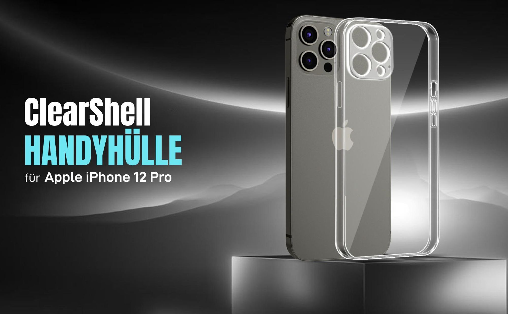 Transparente TPU Handyhülle mit optimiertem Schutz für Apple iPhone 12 Pro