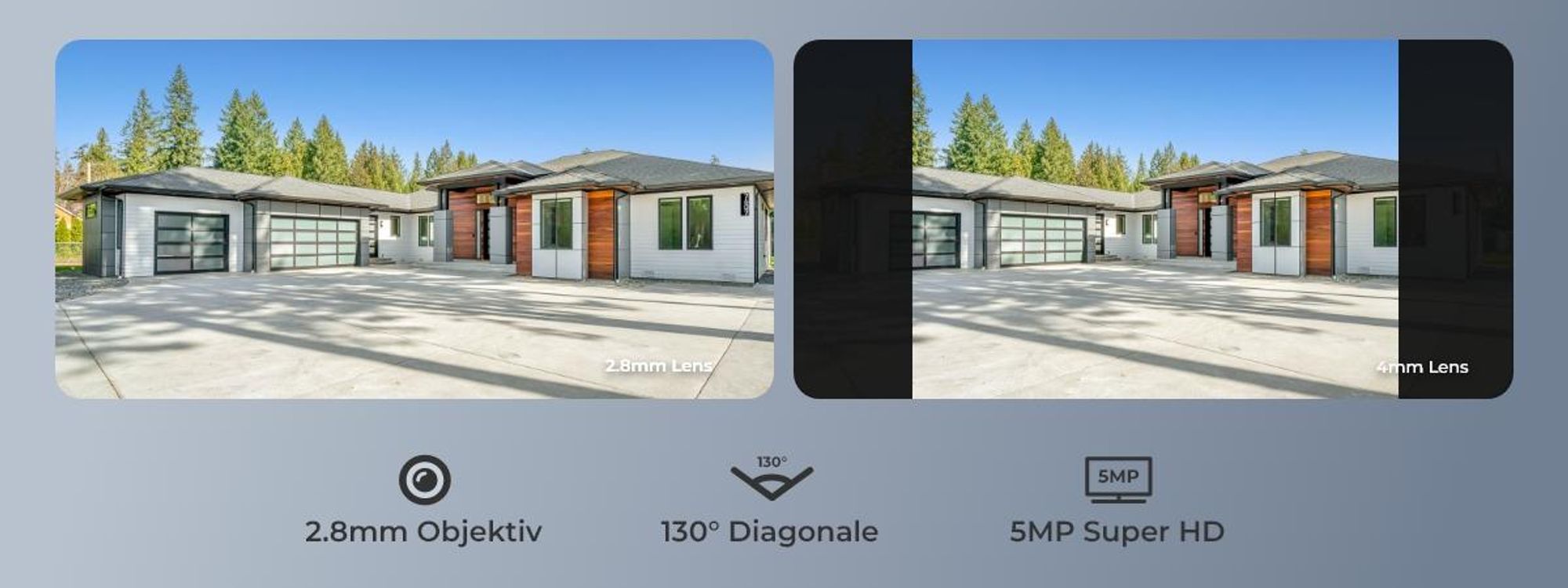 Reolink RLC-540A, 5MP IK10 Vandalenschutz PoE Überwachungskamera, Farbnachtsicht, Personen-/Fahrzeug-/Tiererkennung, Zwei-Wege-Audio, IP67, Sirene