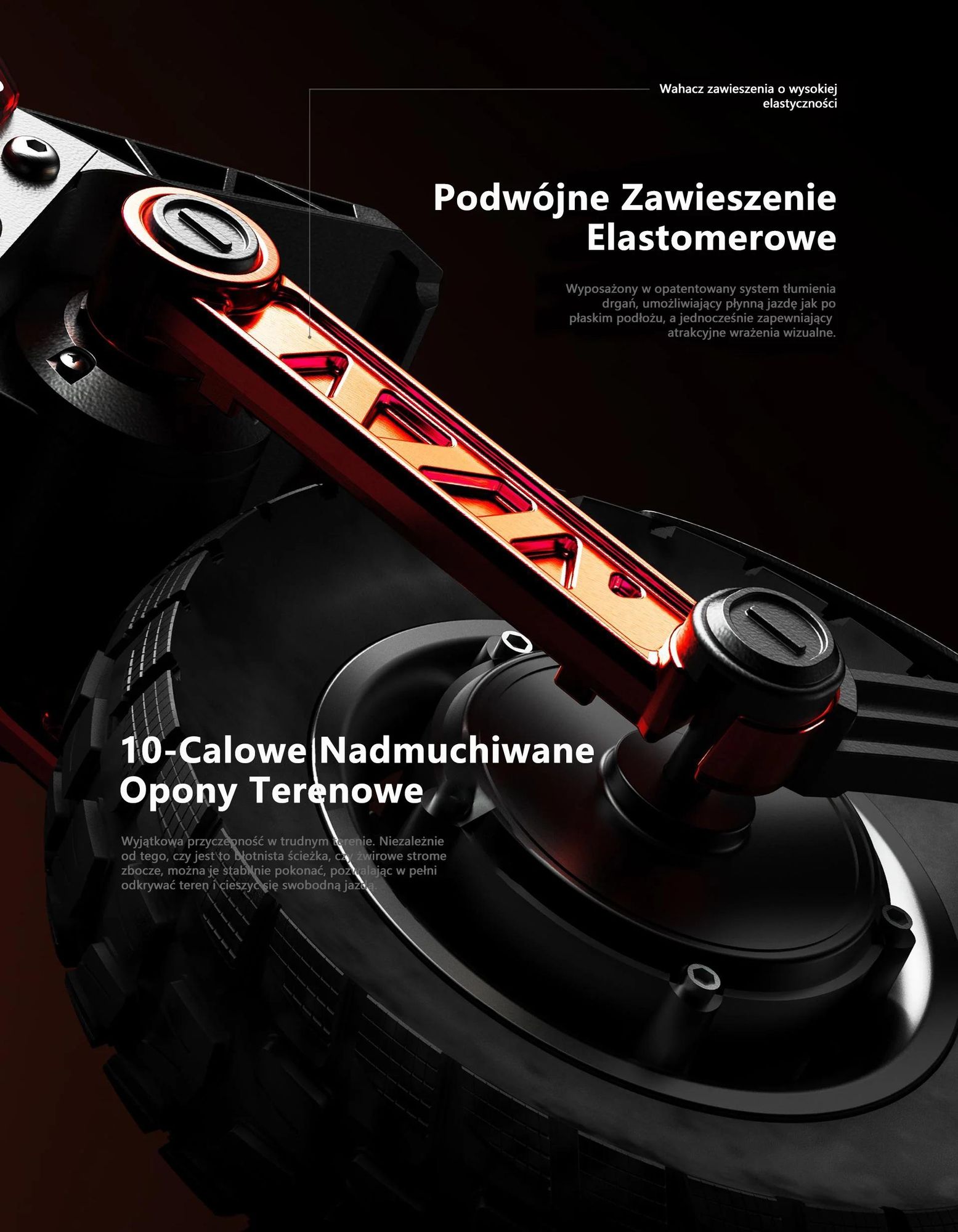 Joyor S10-S-Z 2025 Składany Hulajnoga Elektryczna – 1000W Podwójny Silnik Akumulator 60V18Ah Kolorowy Wyświetlacz o Wysokiej  – Czarny