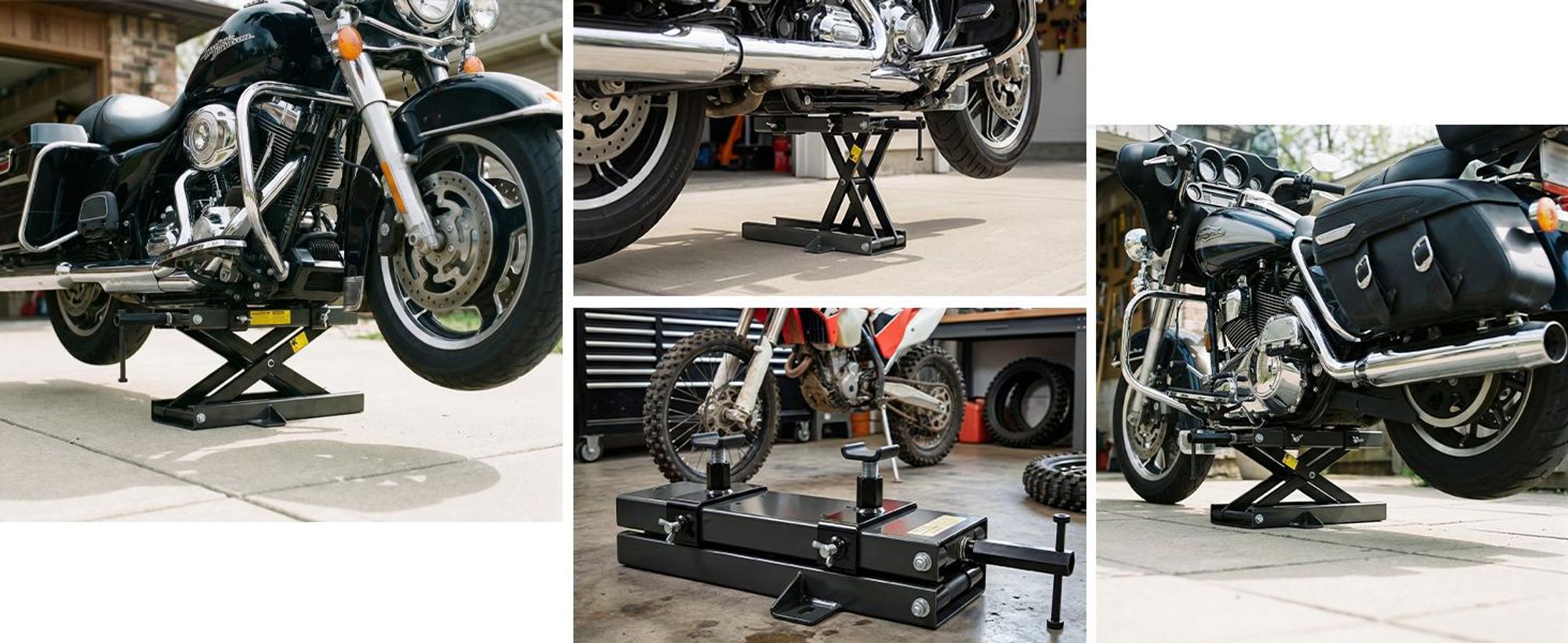 STIX SM-03 Motorradheber 500 kg 95–495 mm ATV Quad Motorrad Hebebühne