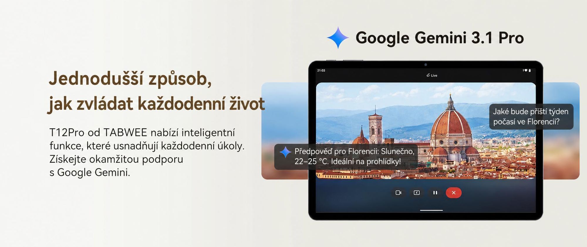 Tablet KOBONA T12Pro 11,5" s displejem BOE 2,8K, Android 16, Helio G100, 32+256 GB, 8000 mAh, duální 4G SIM, Face ID, 13 MP, včetně klávesnice, myši, stylusu a pouzdra