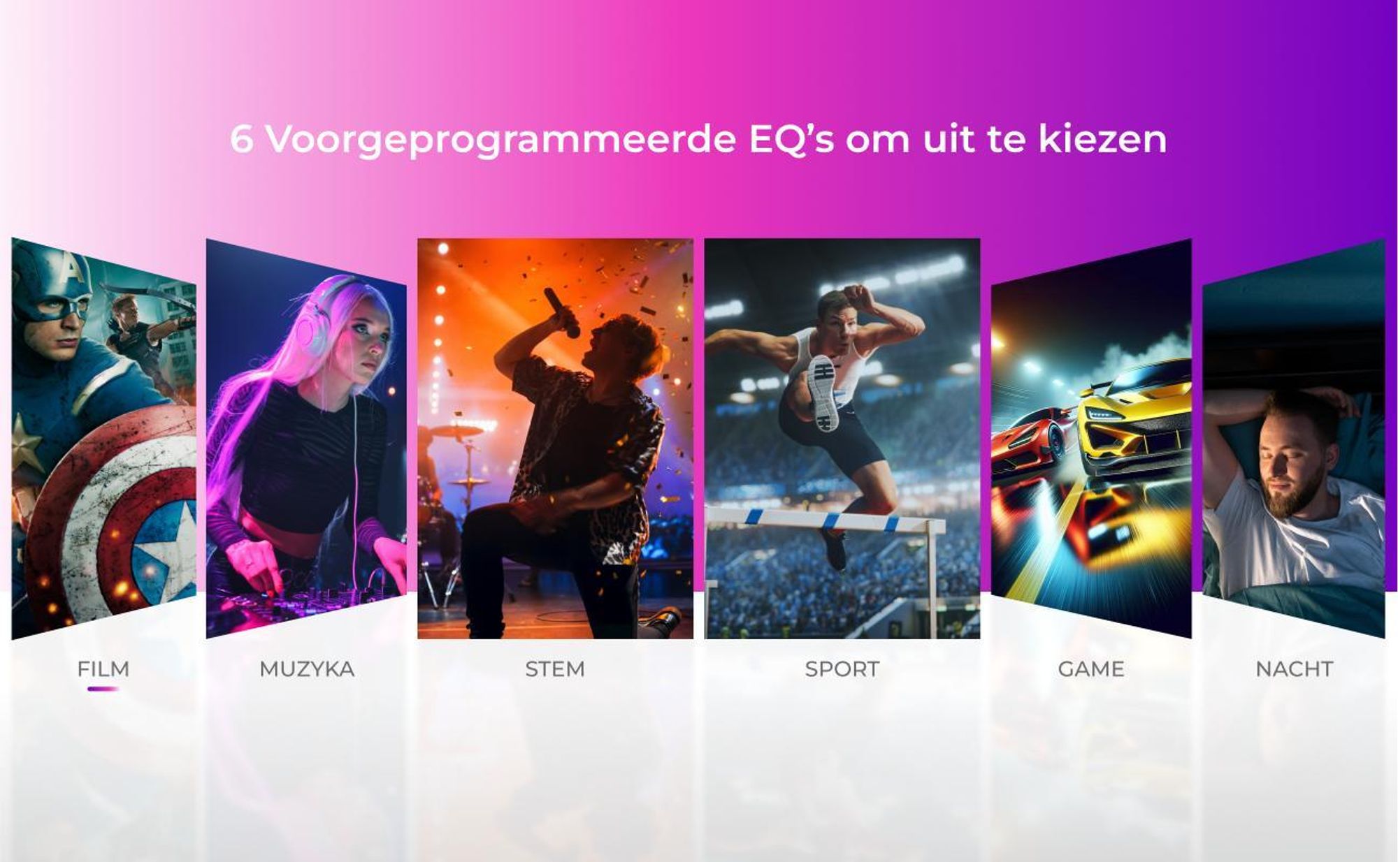 ULTIMEA 7.1kanálový odnímatelný soundbar s RGB osvětlením, virtuální prostorový zvukový systém se subwooferem, 2 prostorové reproduktory, 410 W